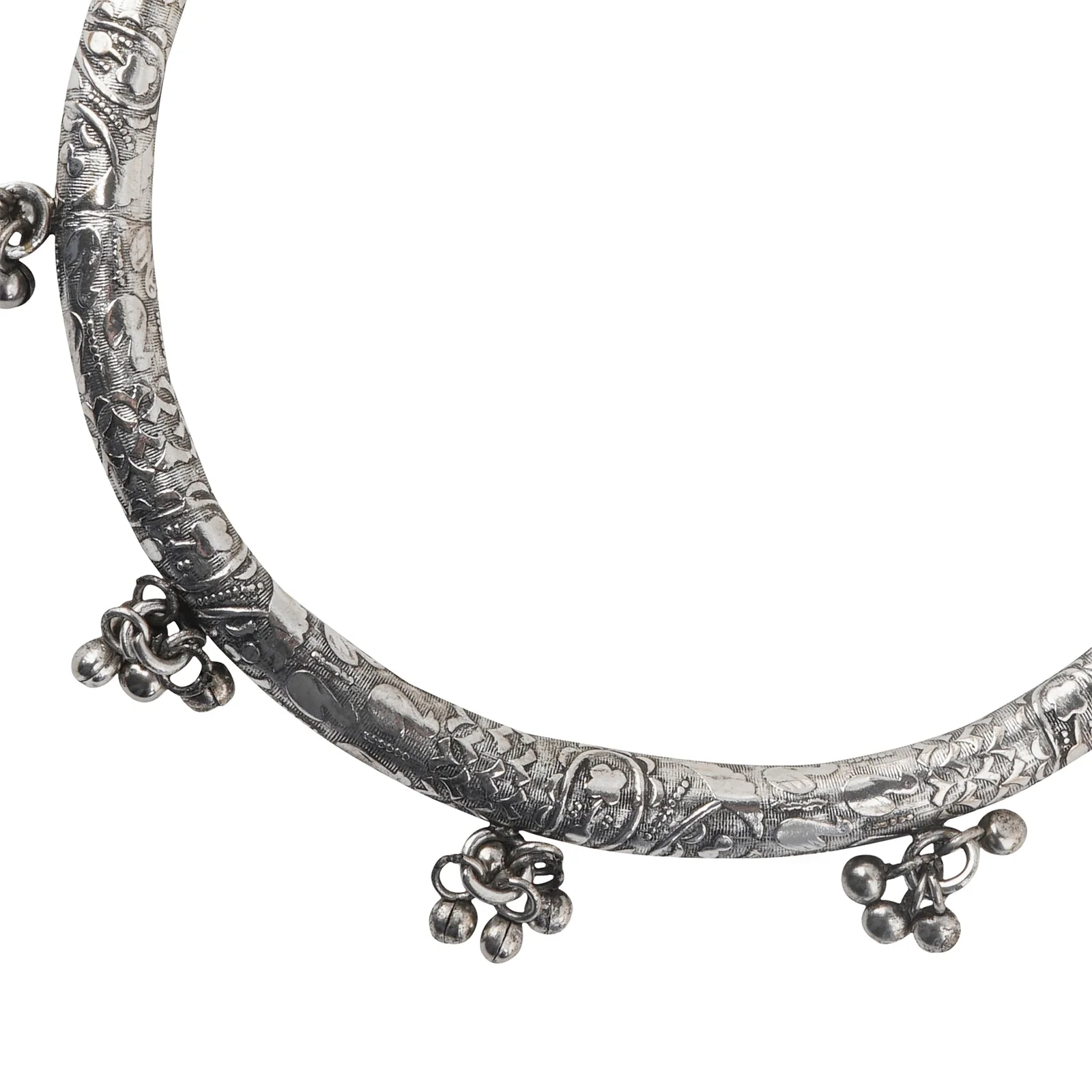 Teejh Bekuri Silver Oxidised Necklace - Image 4