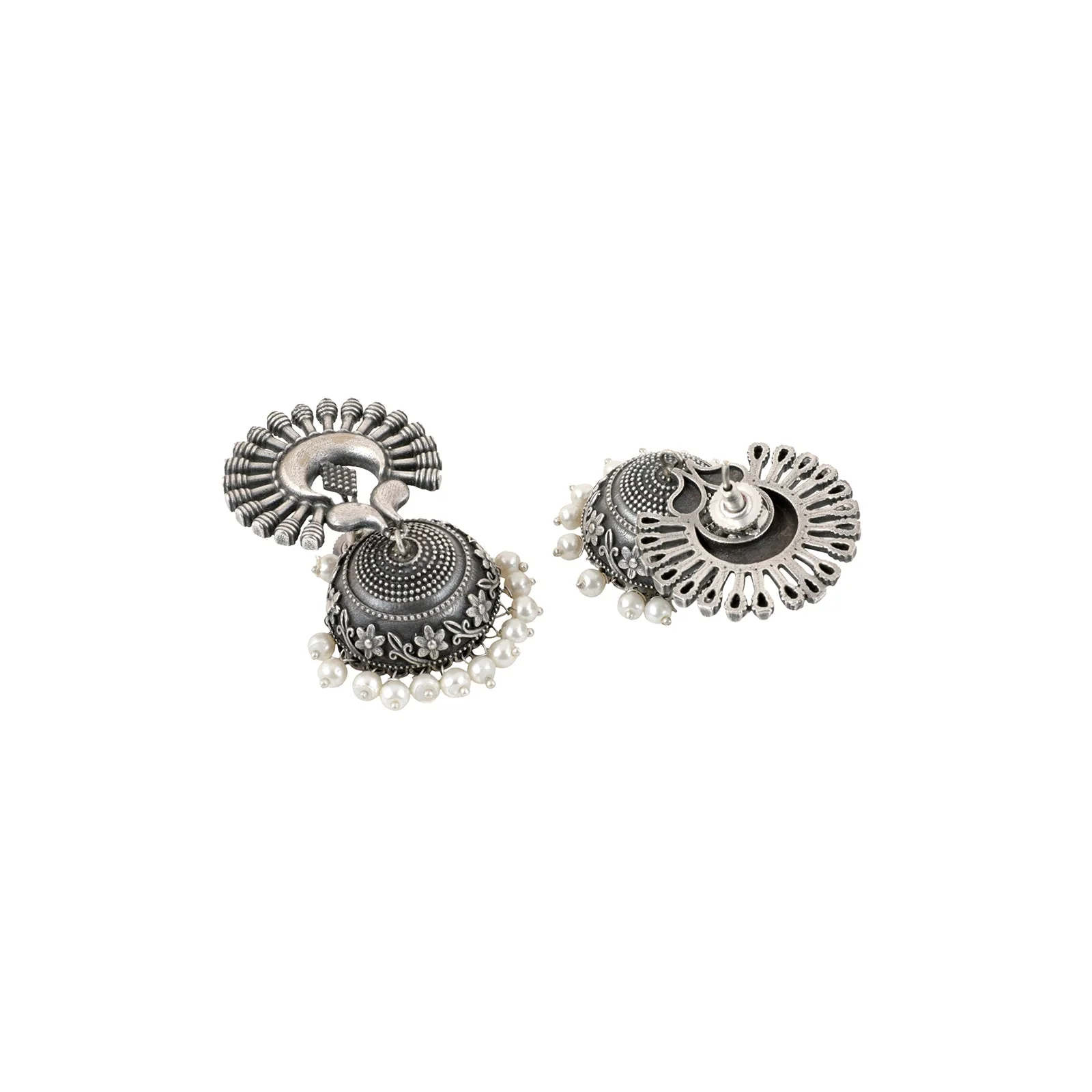 Teejh Daivi Silver Oxidised Jewelry Gift Set - Image 4