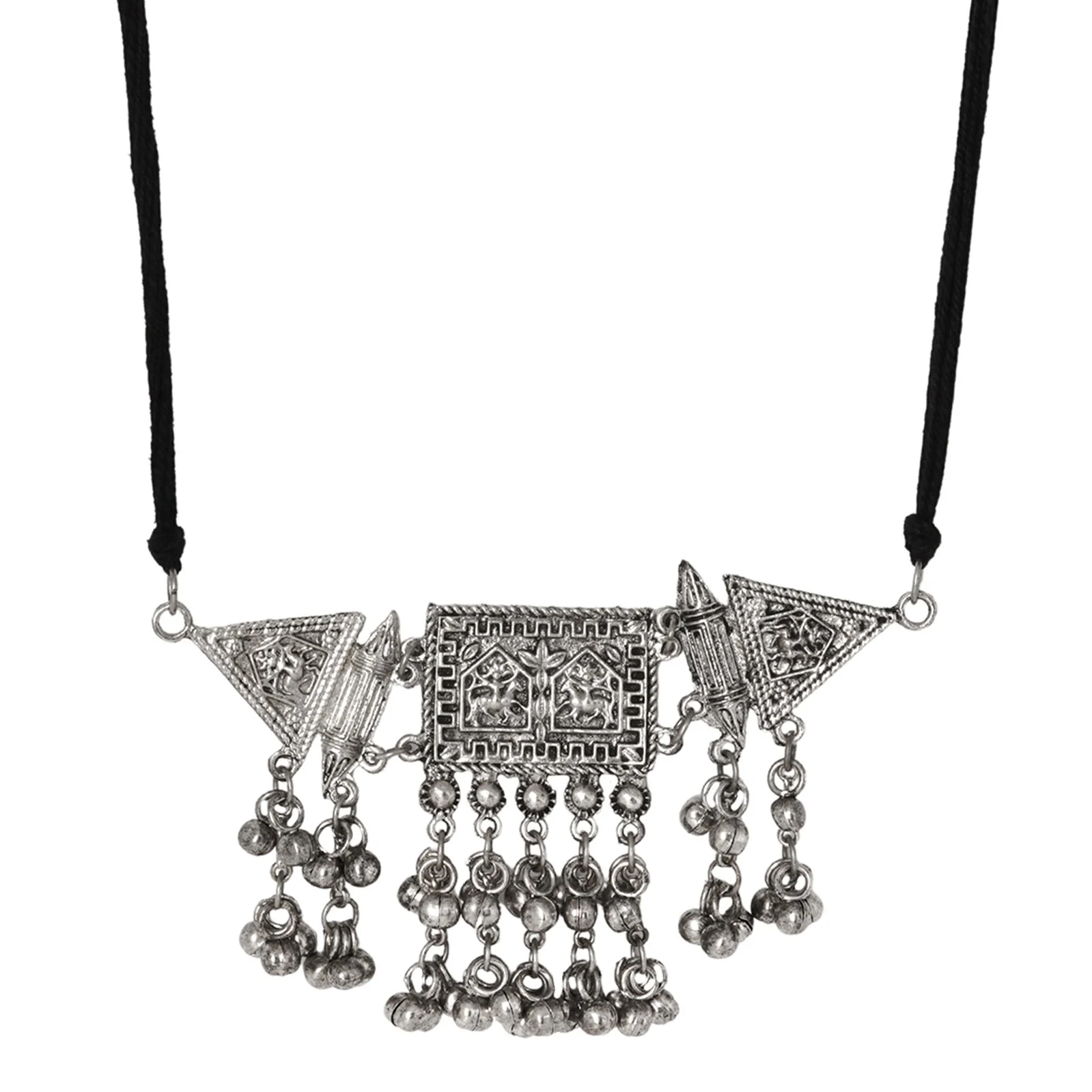 Teejh Dhriti Ghungroo Necklace Set - Image 4