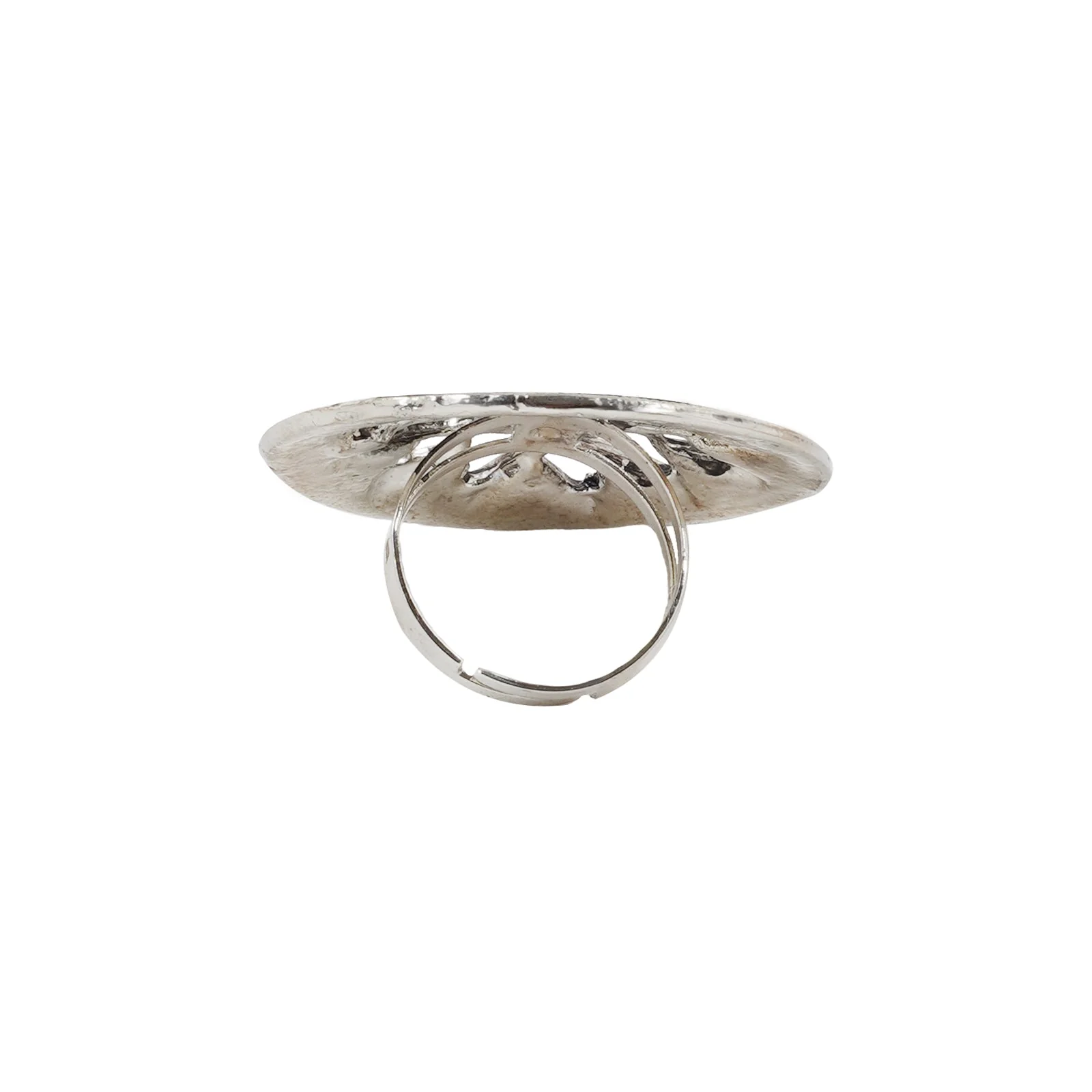 Teejh Drishya Silver Oxidised Ring - Image 5