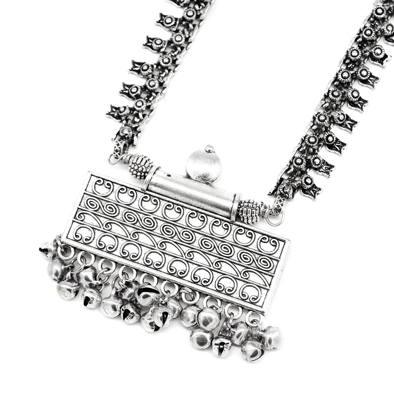 Teejh Driti Metallic Silver Oxidized Jewelry Gift Set - Image 3