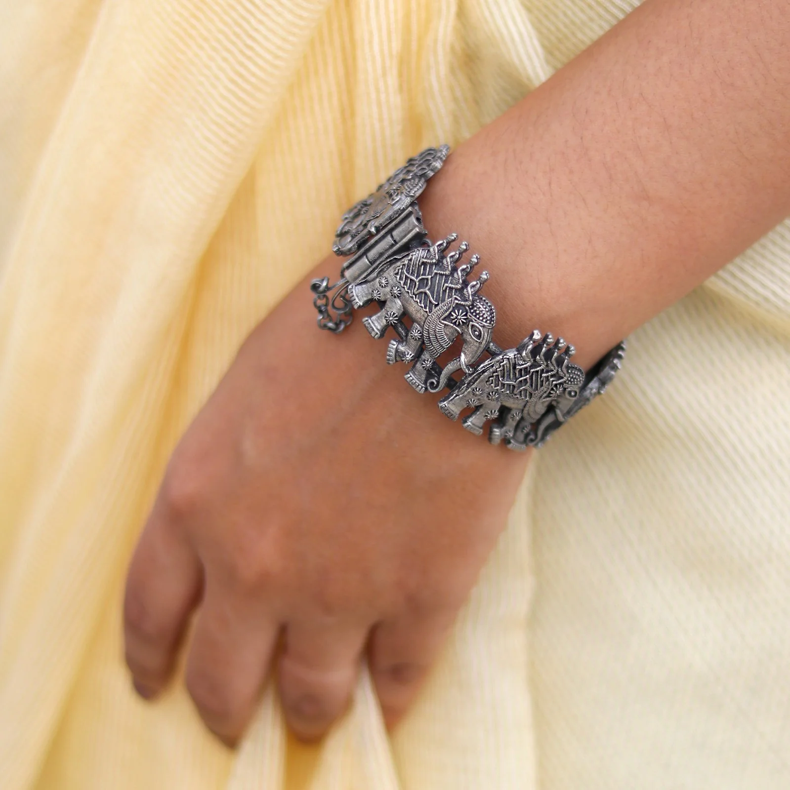 Teejh Ellora Elephant Bangle - Image 2