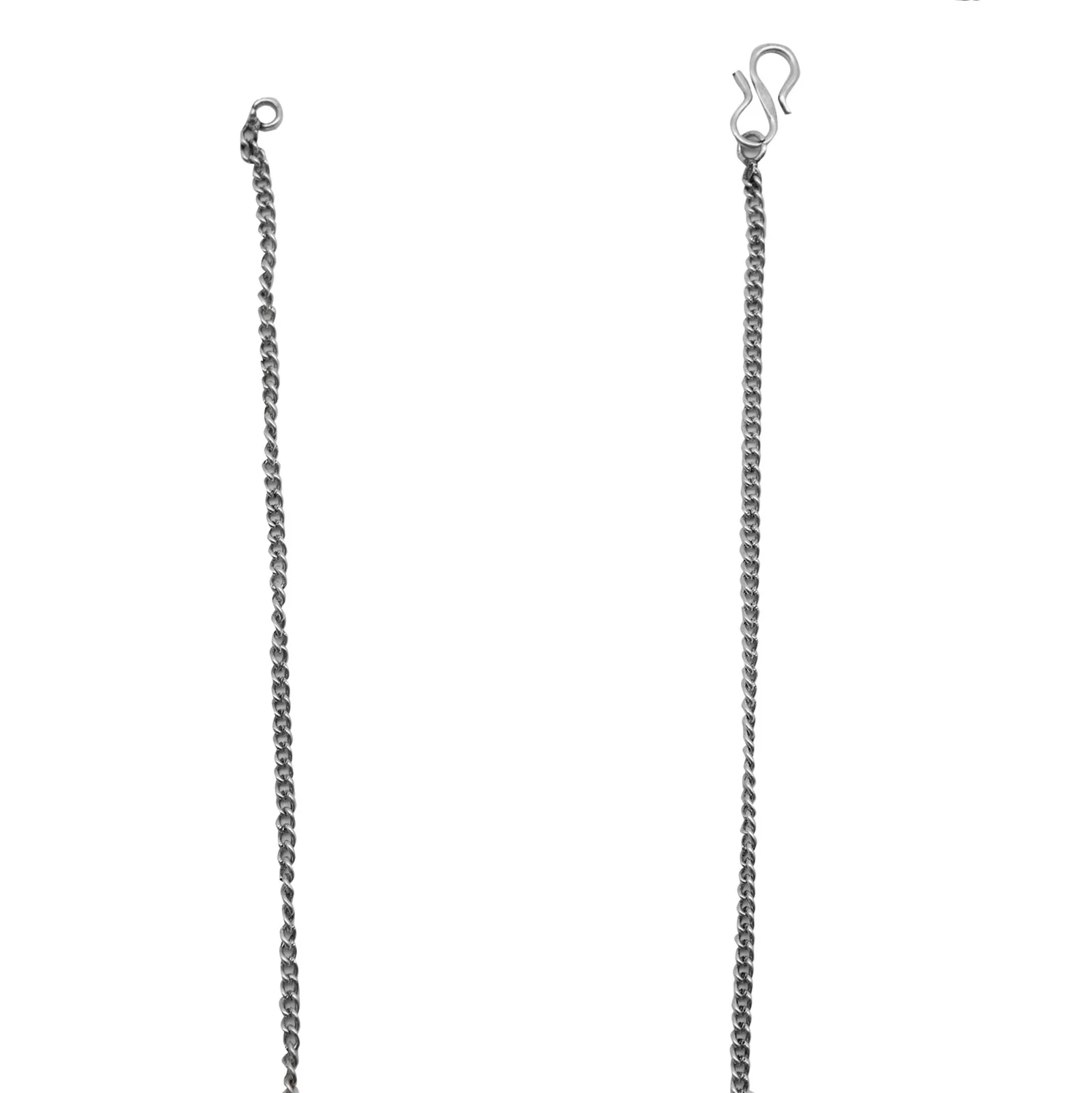 Teejh Floweret Polki Silver Oxidized Pearl Choker Necklace - Image 7