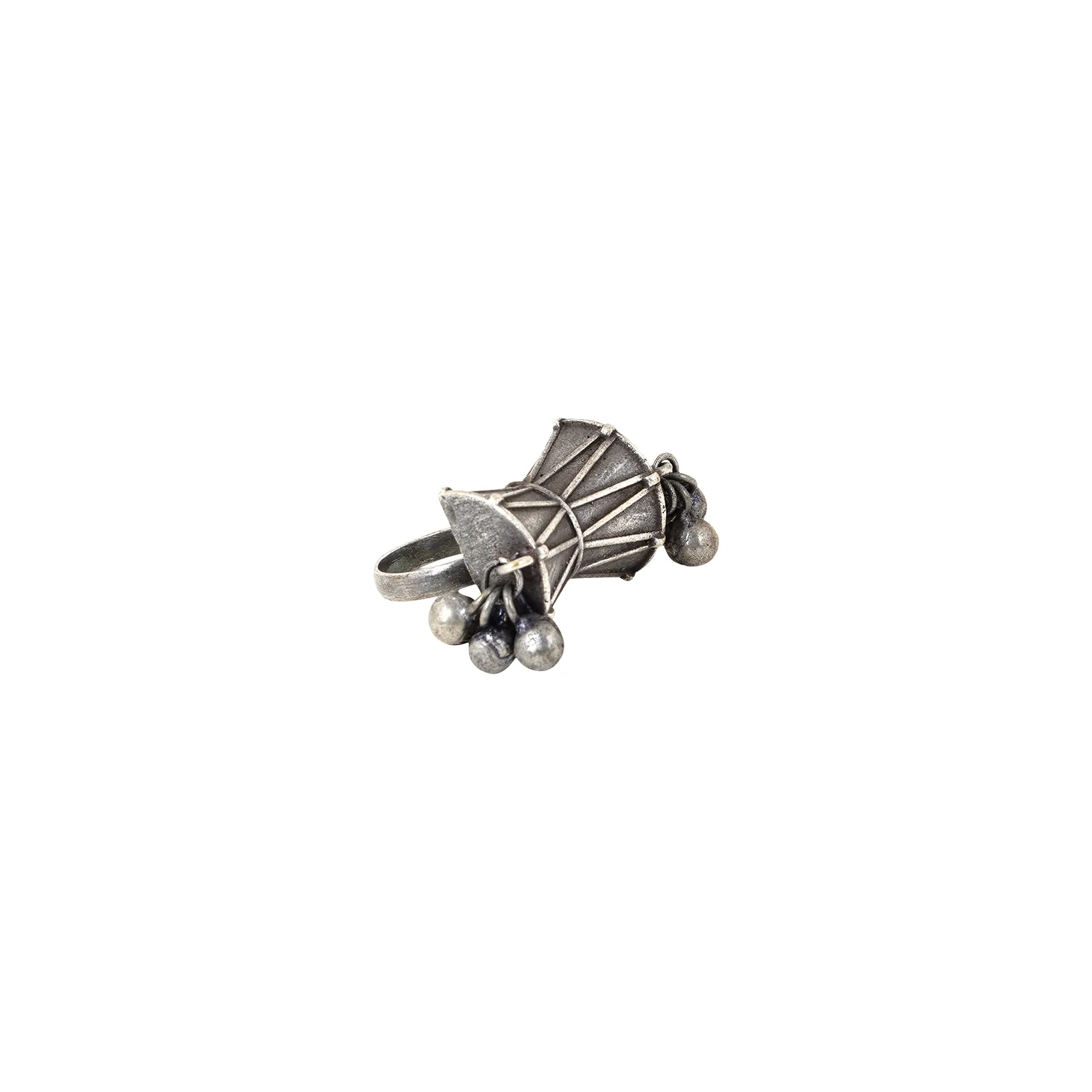 Teejh Ghavni Silver Oxidised Ring - Image 4