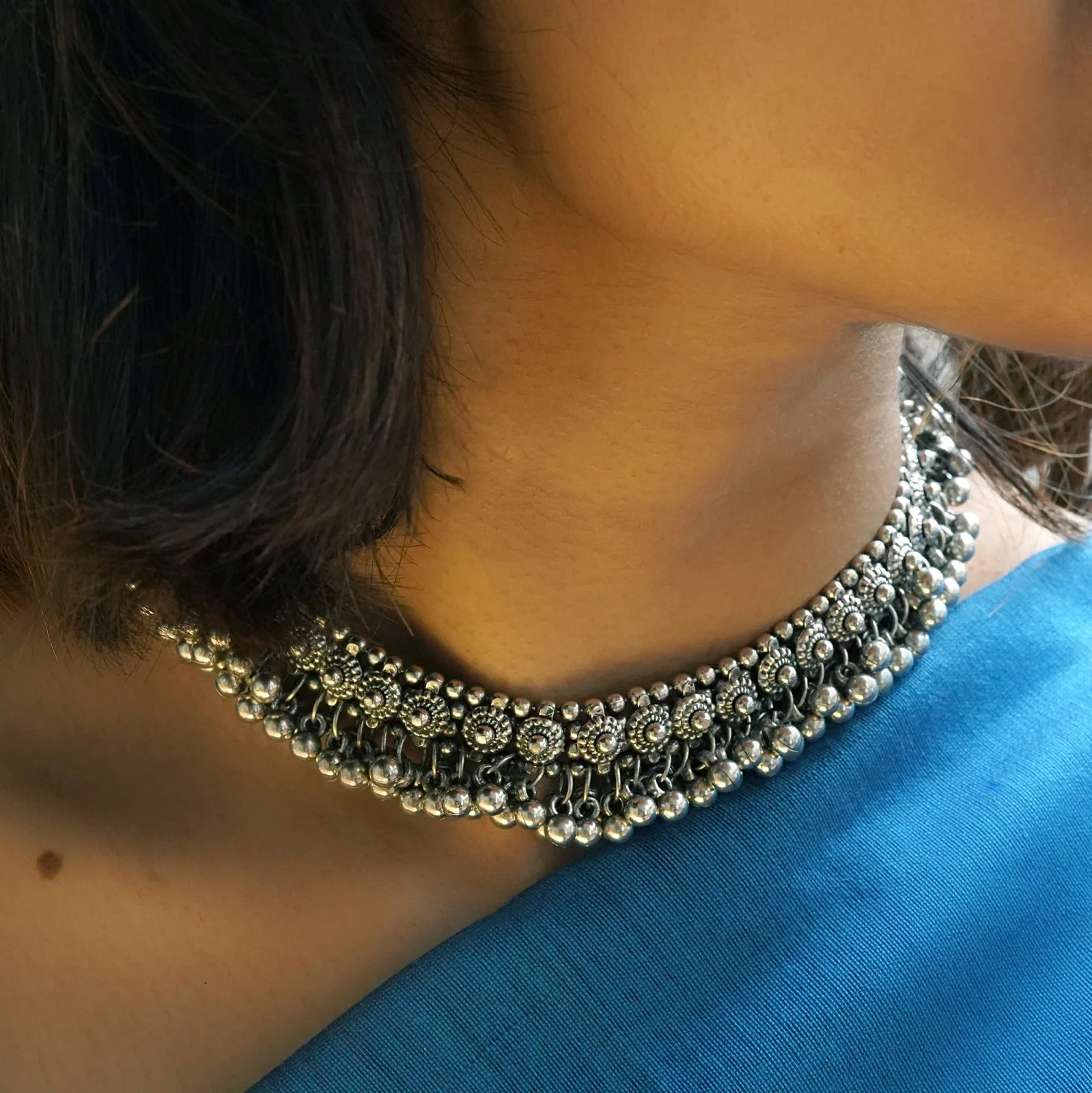 Teejh Ghungroo Choker Necklace - Image 2
