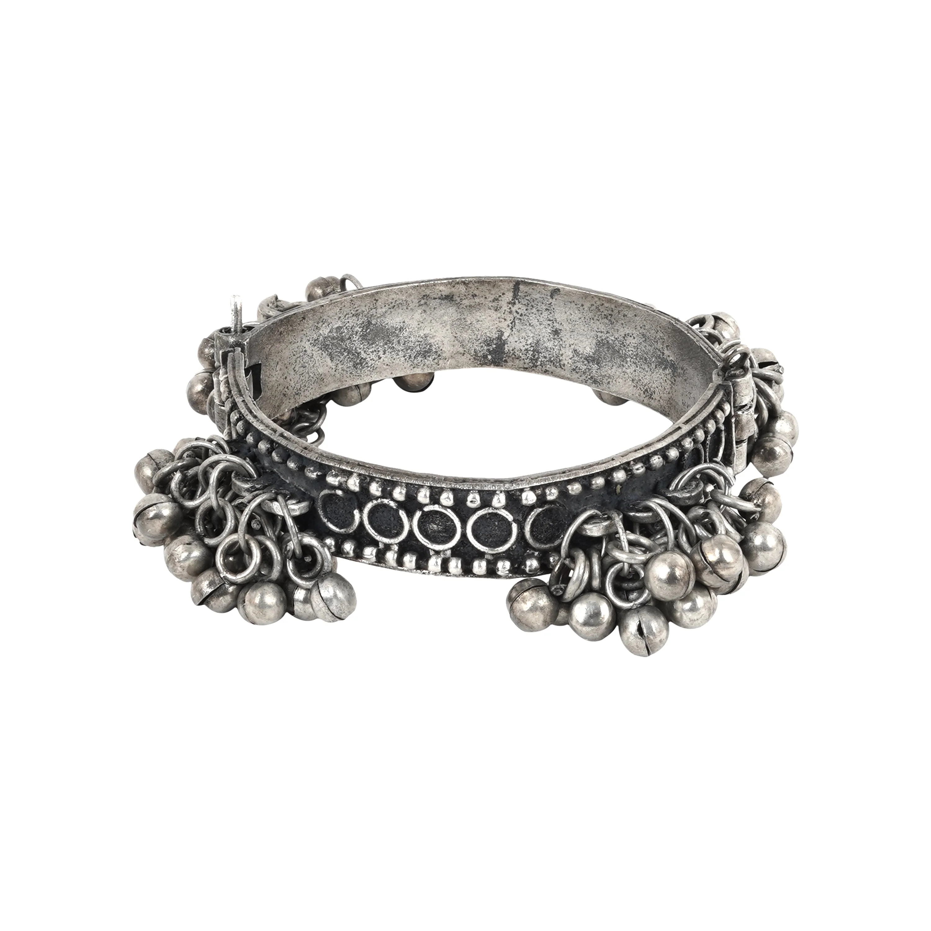 Teejh Gyanvi Silver Oxidised Bracelet - Image 3