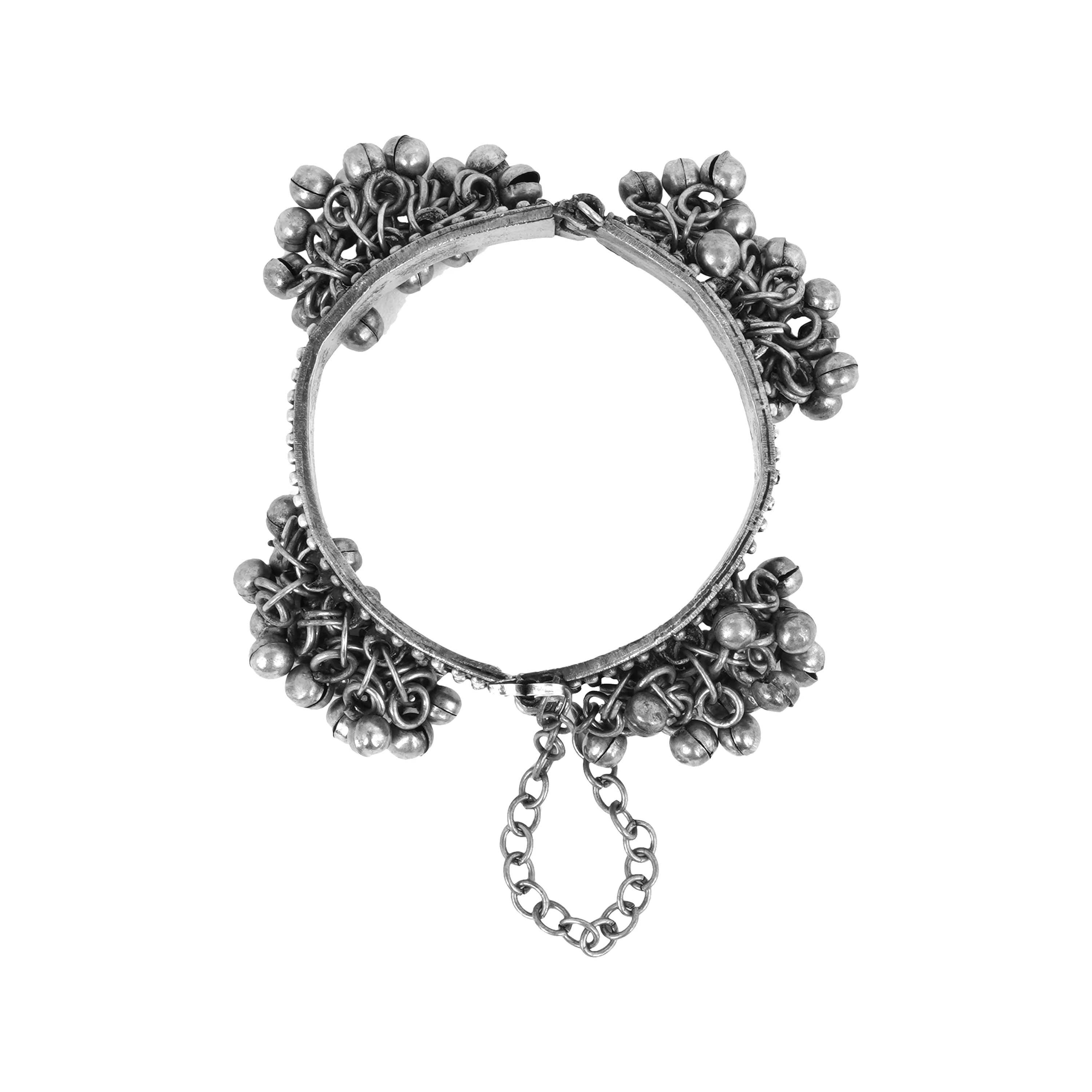 Teejh Gyanvi Silver Oxidised Bracelet - Image 5
