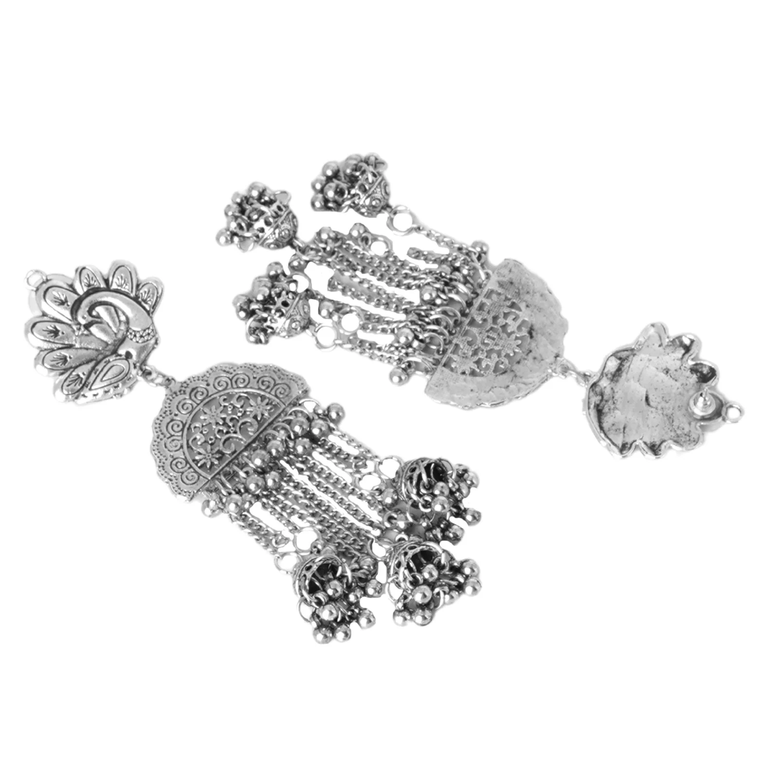 Teejh Imara Silver Oxidised Earrings - Image 5