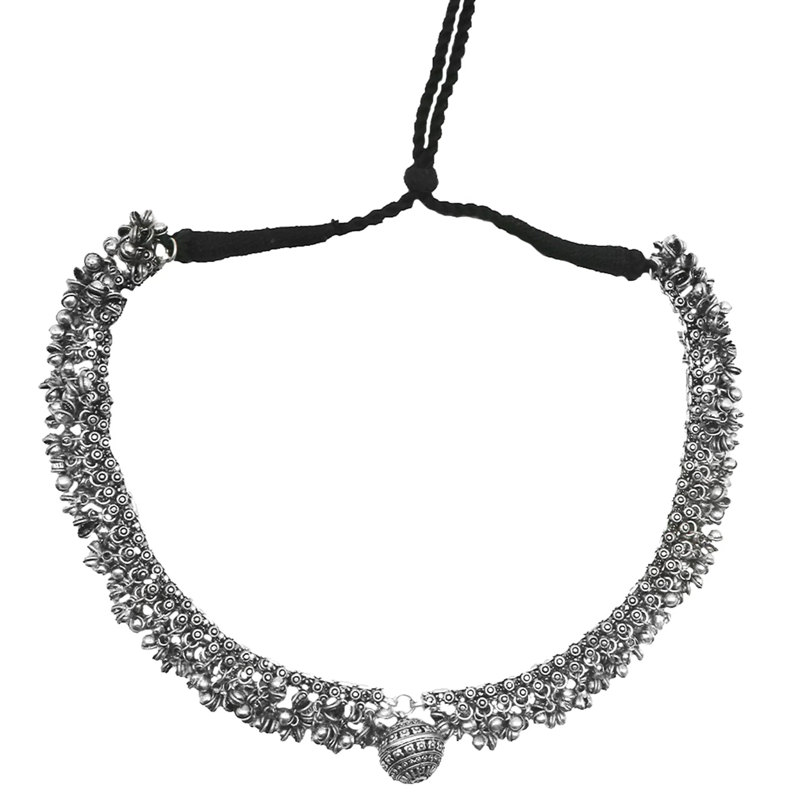 Teejh Irasha Silver Oxidised Jewelry Gift Set - Image 2