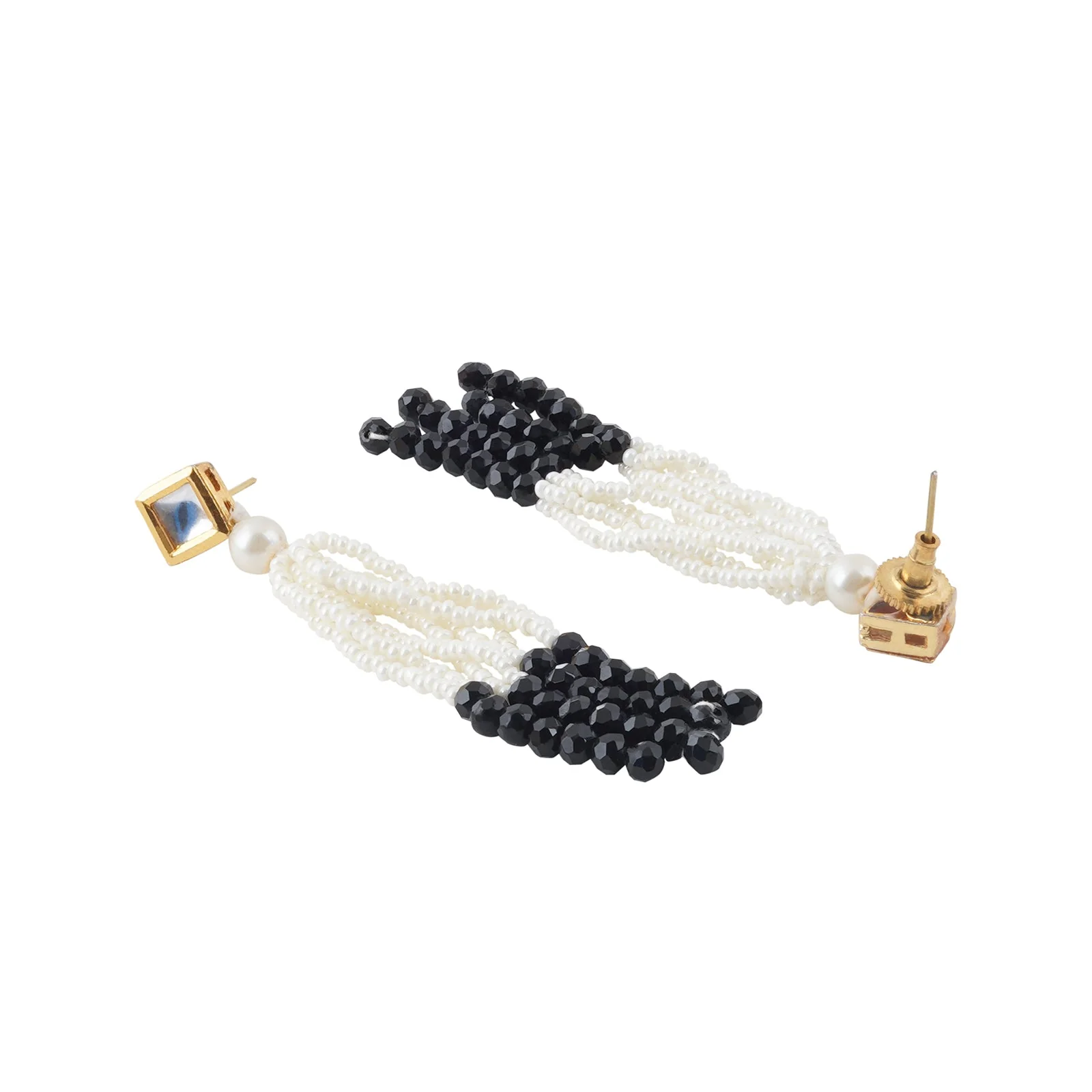 Teejh Jareen Black and White Gold Necklace Set - Image 7