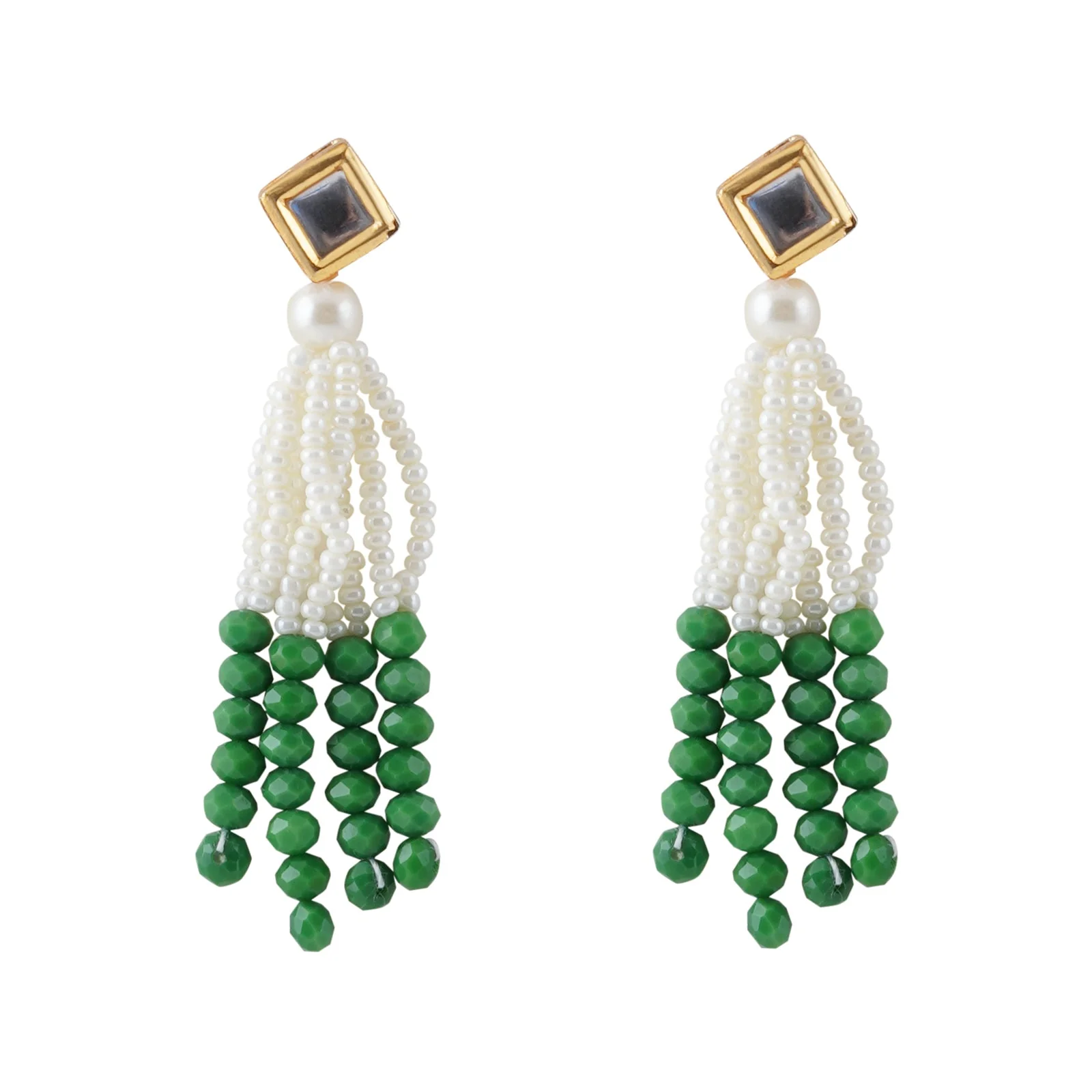 Teejh Jareen Green and White Gold Necklace Set - Image 5