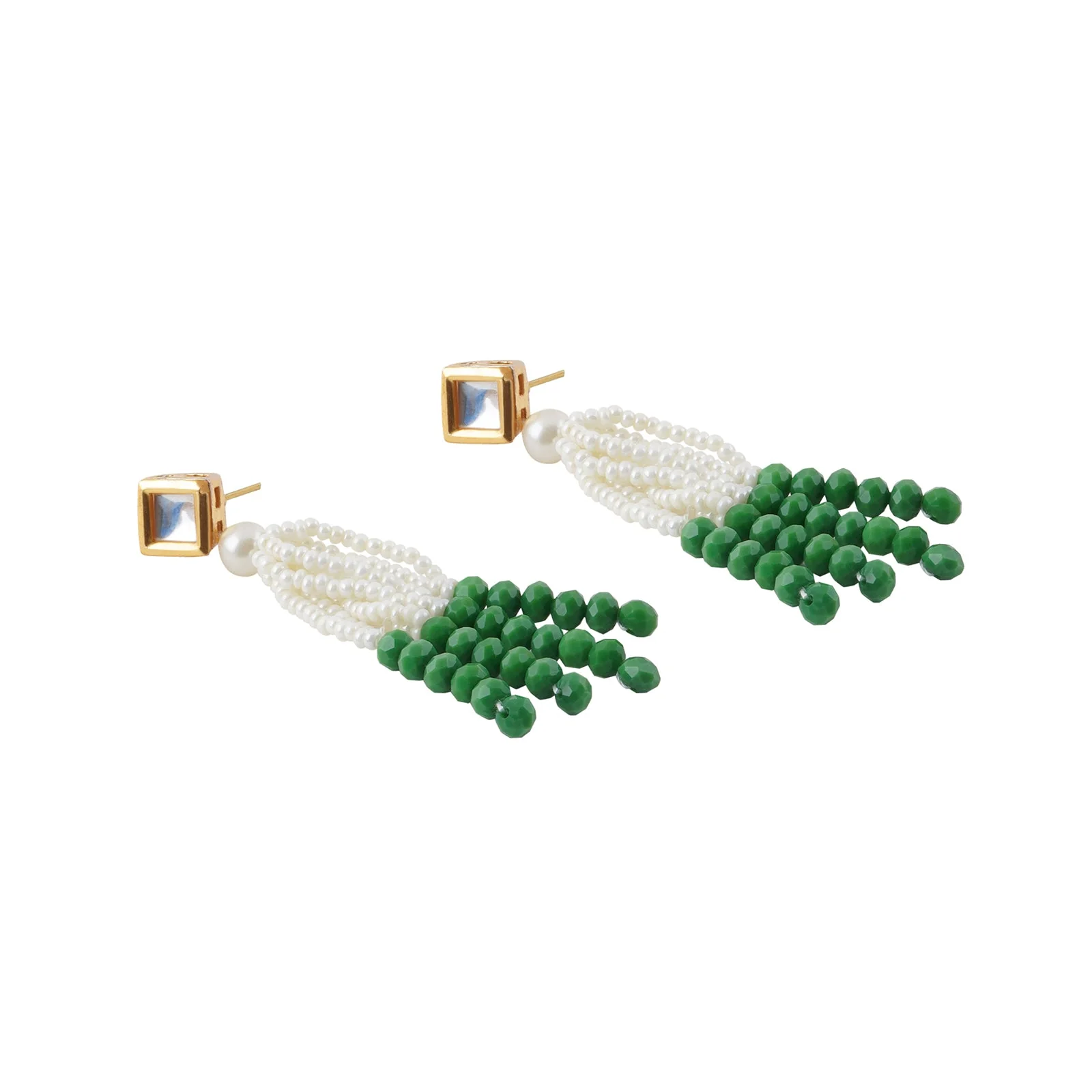 Teejh Jareen Green and White Gold Necklace Set - Image 6