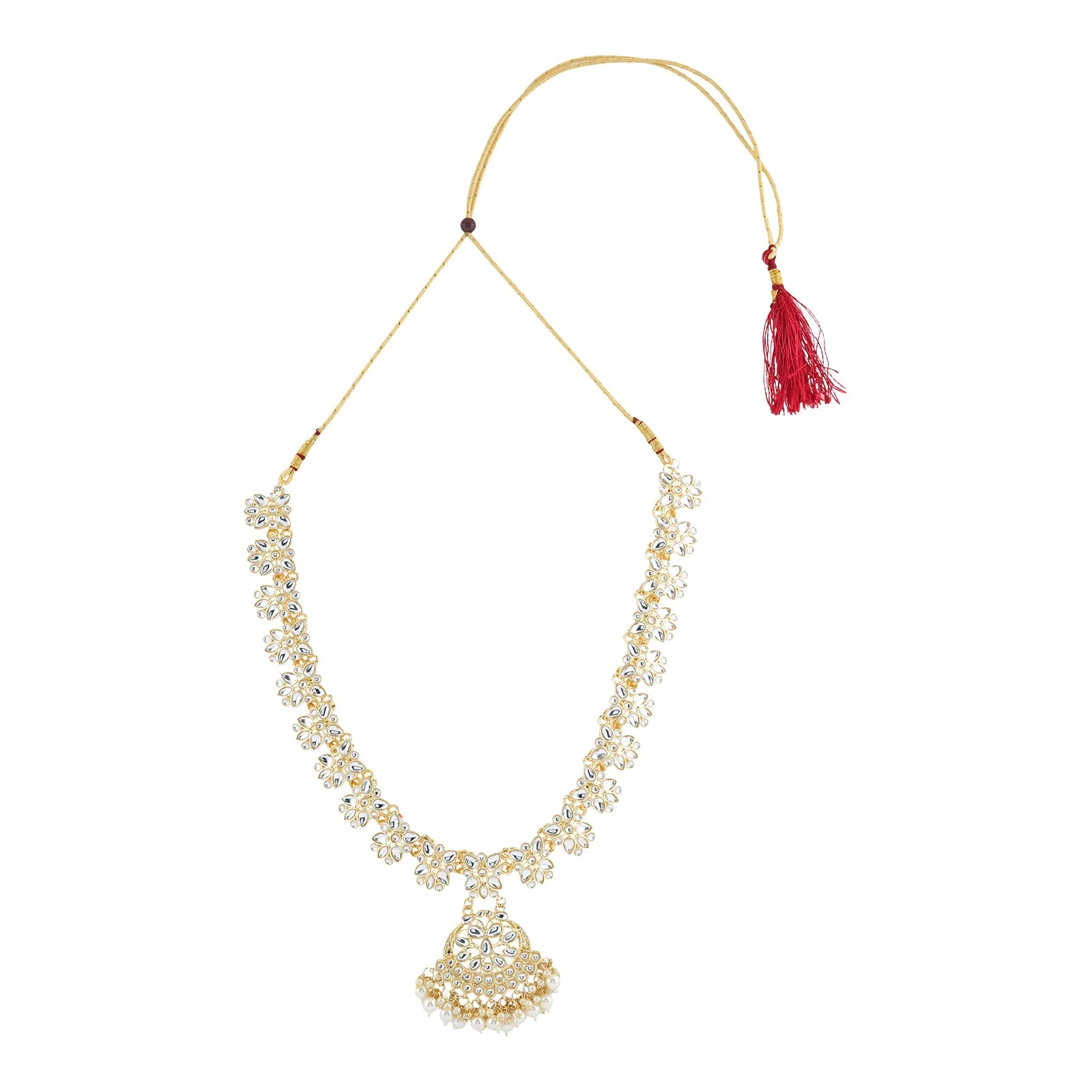 Teejh Jayani Pearl and Polki Necklace - Image 3