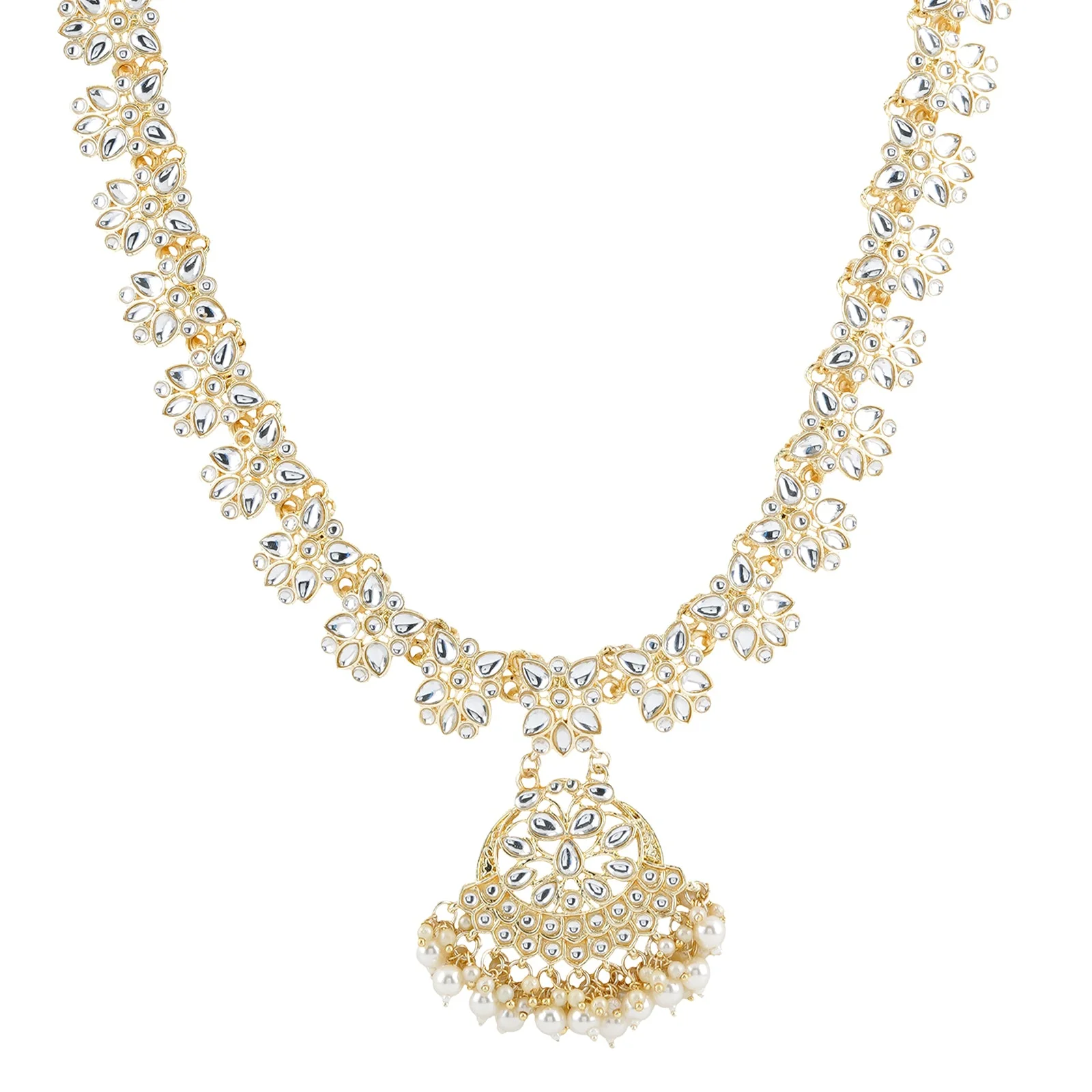 Teejh Jayani Pearl and Polki Necklace - Image 4