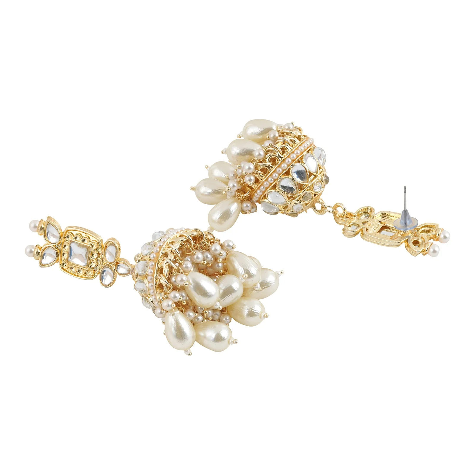 Teejh Kanisha Pearl and Polki Necklace Set - Image 8
