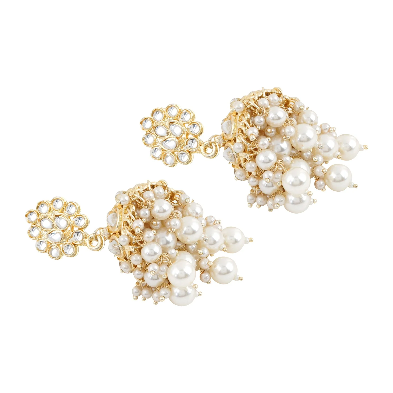 Teejh Kayraa Pearl and Polki Necklace Set - Image 7