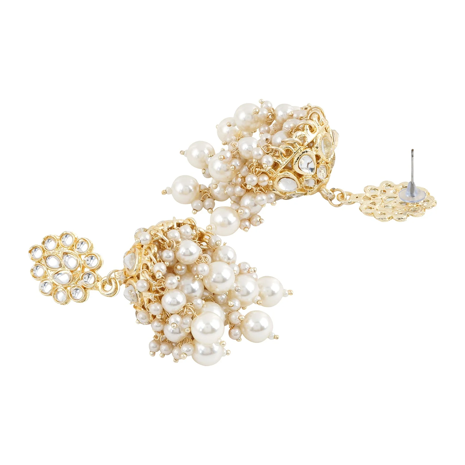 Teejh Kayraa Pearl and Polki Necklace Set - Image 8