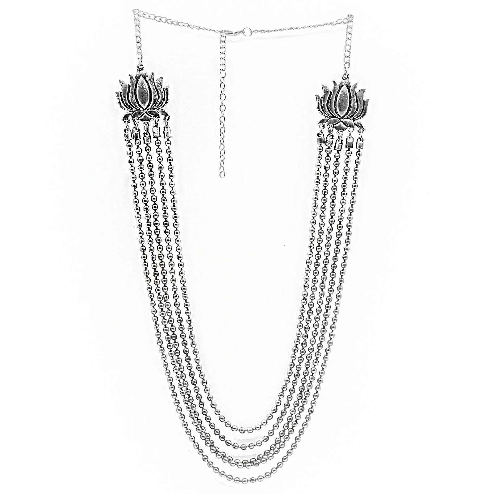 Teejh Keyara Metallic Silver Oxidized Jewelry Gift Set - Image 3