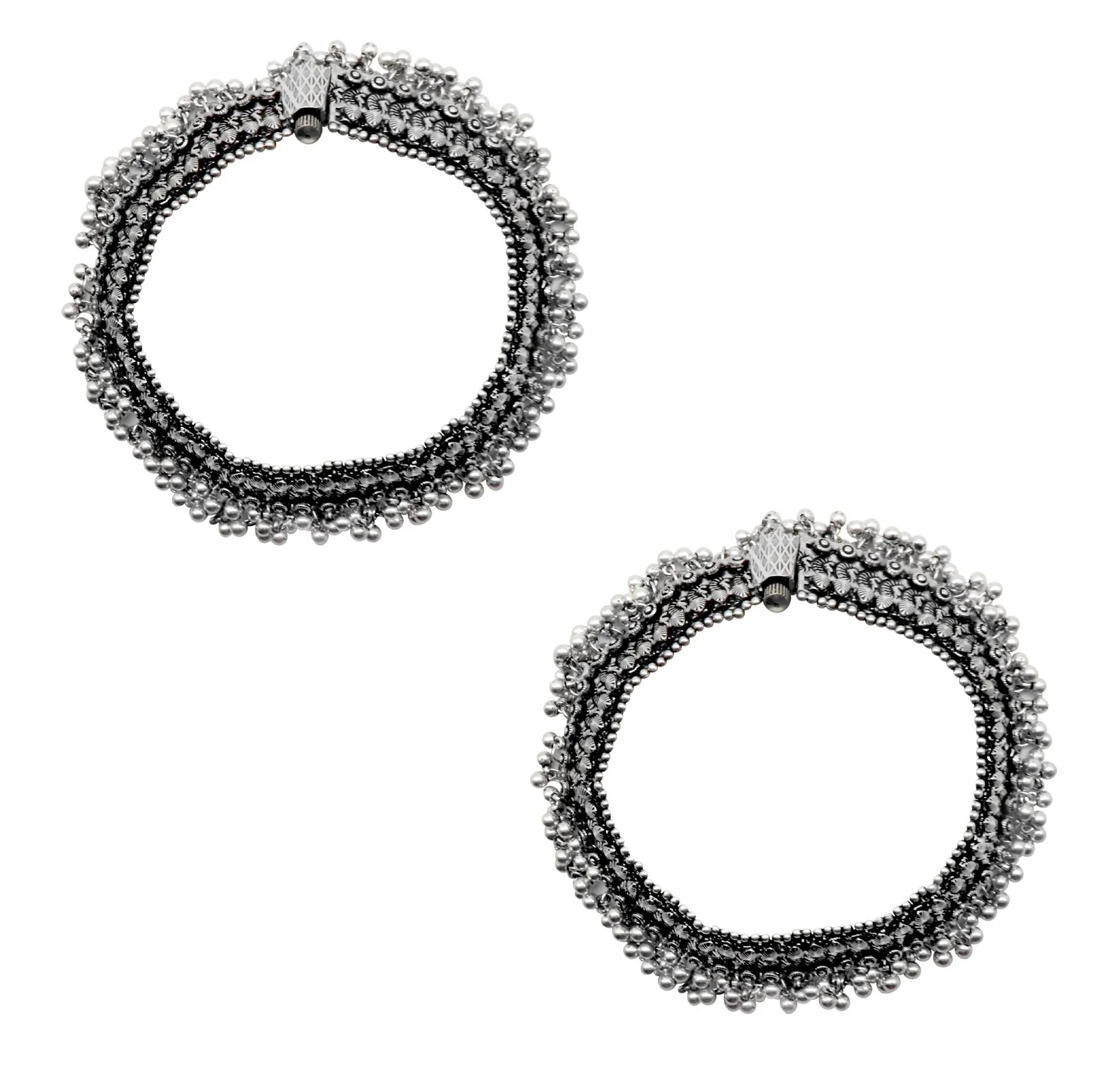 Teejh Krishika Metallic Silver Oxidized Jewelry Gift Set - Image 7