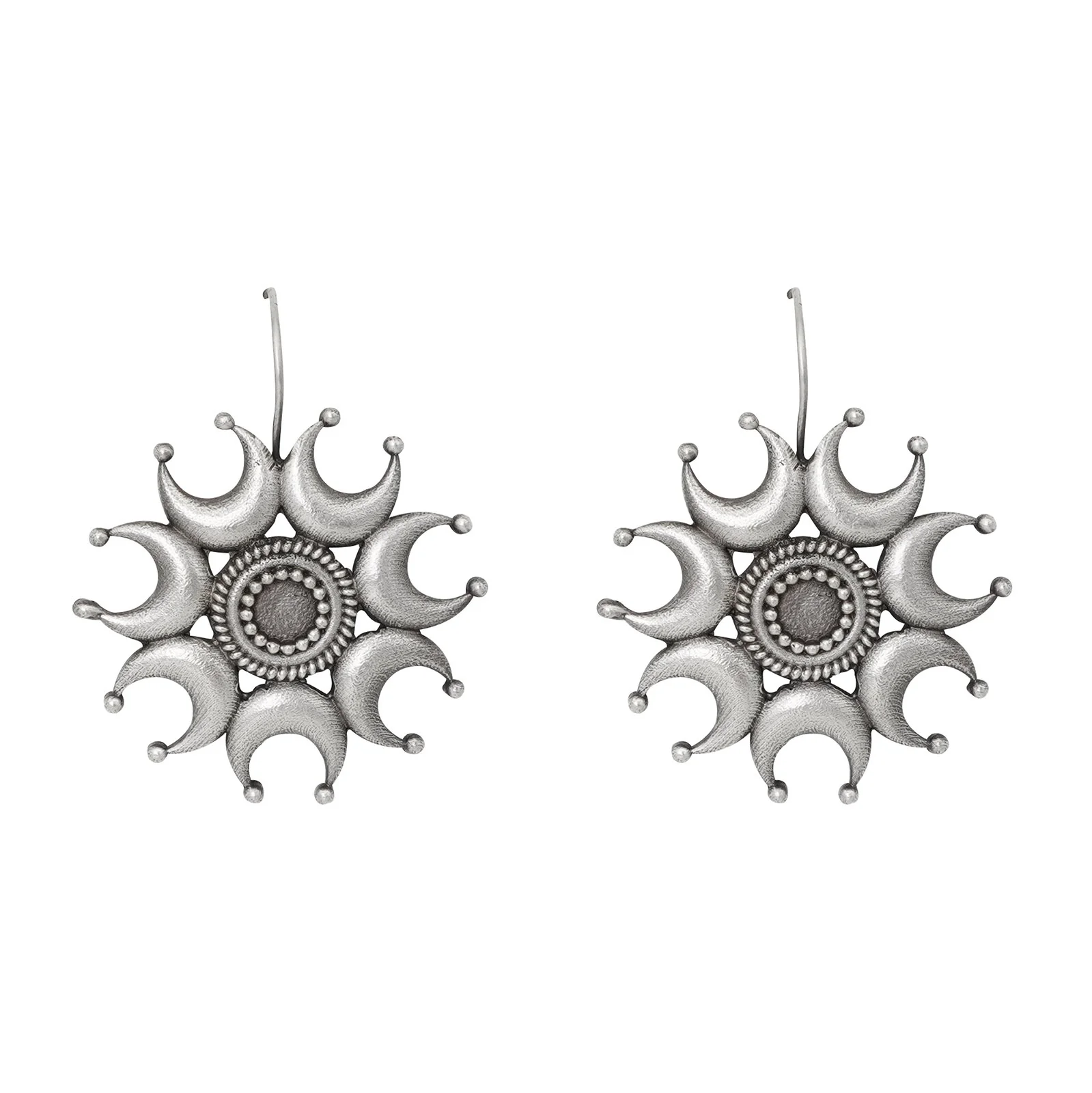 Teejh Kyra Silver Oxidised Earrings - Image 3