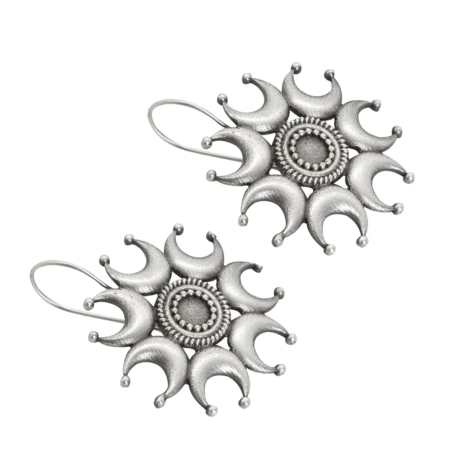 Teejh Kyra Silver Oxidised Earrings - Image 4