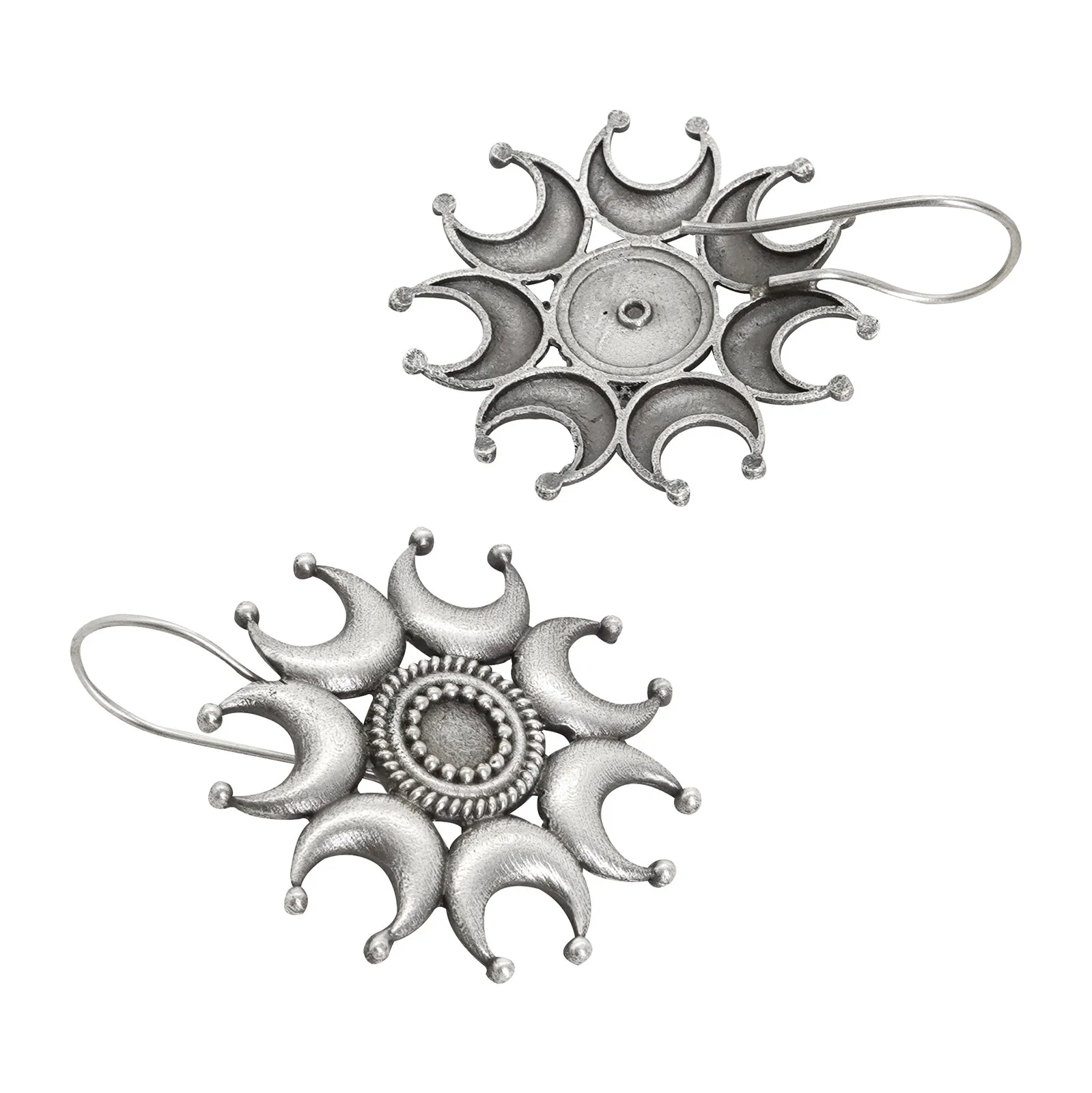 Teejh Kyra Silver Oxidised Earrings - Image 5