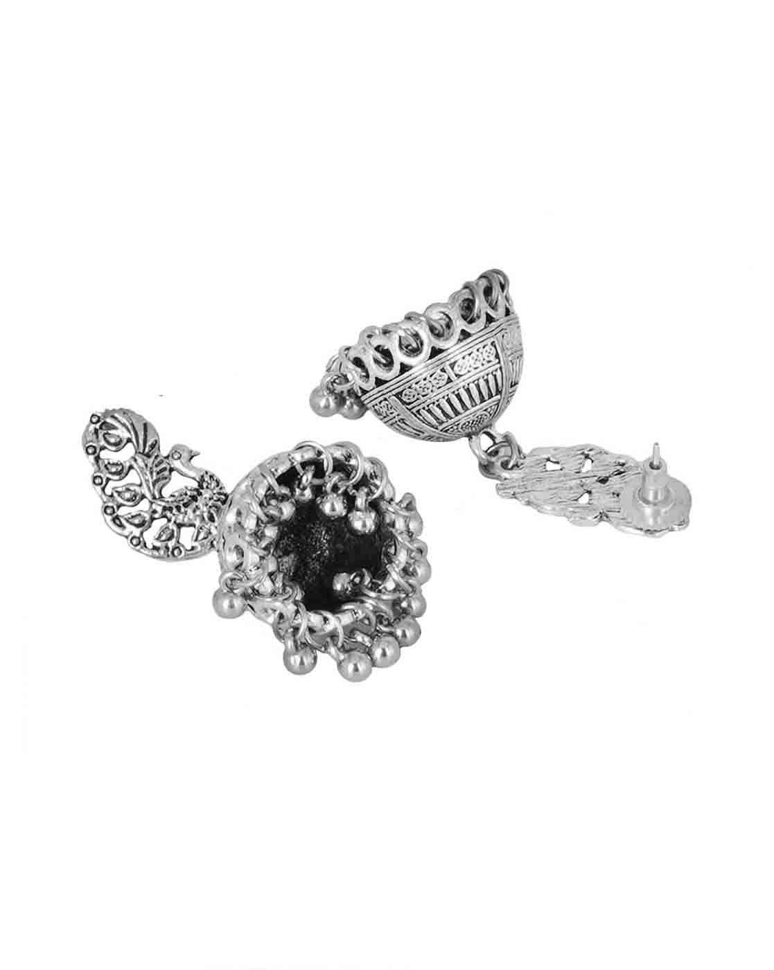 Teejh Laya Silver Oxidised Jewelry Gift Set - Image 3