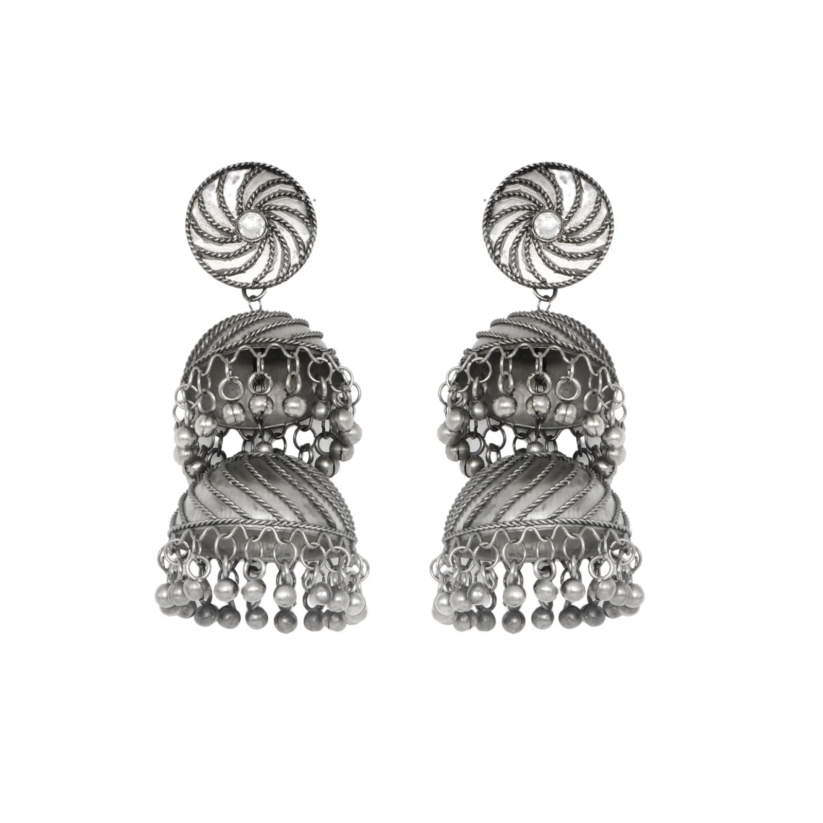 Teejh Leora Silver Oxidised Jewelry Gift Set - Image 3