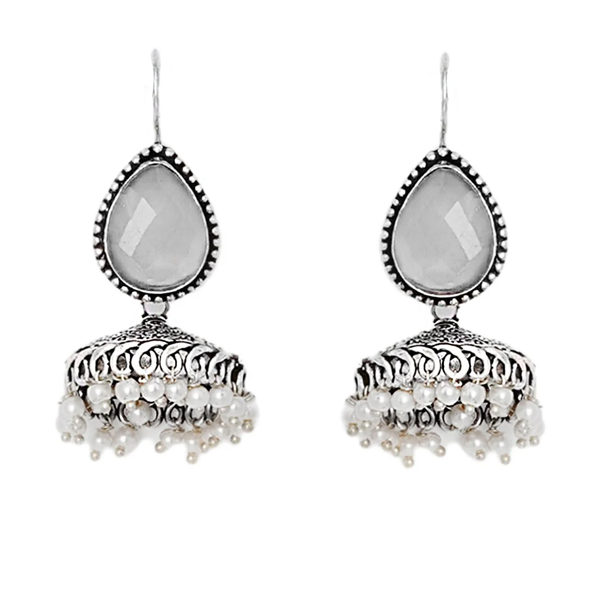 Teejh Lumbika Silver Oxidised Jewelry Gift Set - Image 3