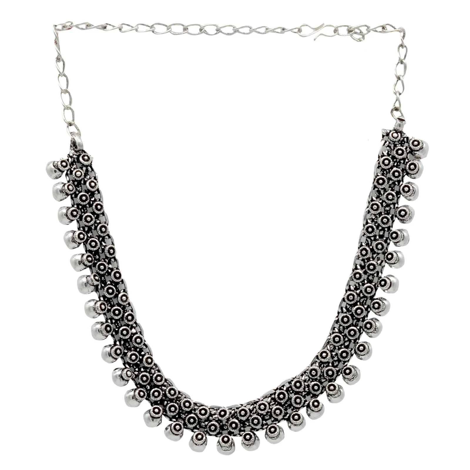 Teejh Madhuri Silver Oxidised Jewelry Gift Set - Image 2
