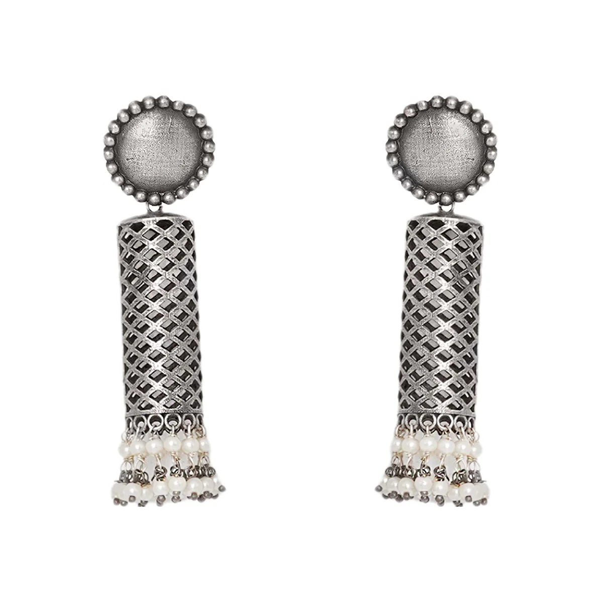 Teejh Madukila Silver Oxidised Jewelry Gift Set - Image 2
