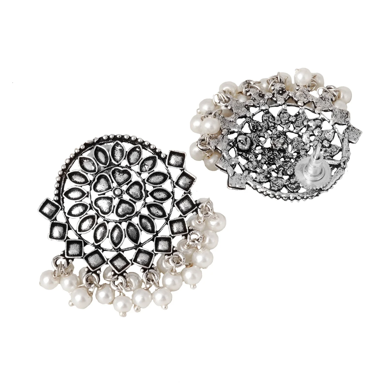 Teejh Mandana Silver Oxidised Jewelry Gift Set - Image 3
