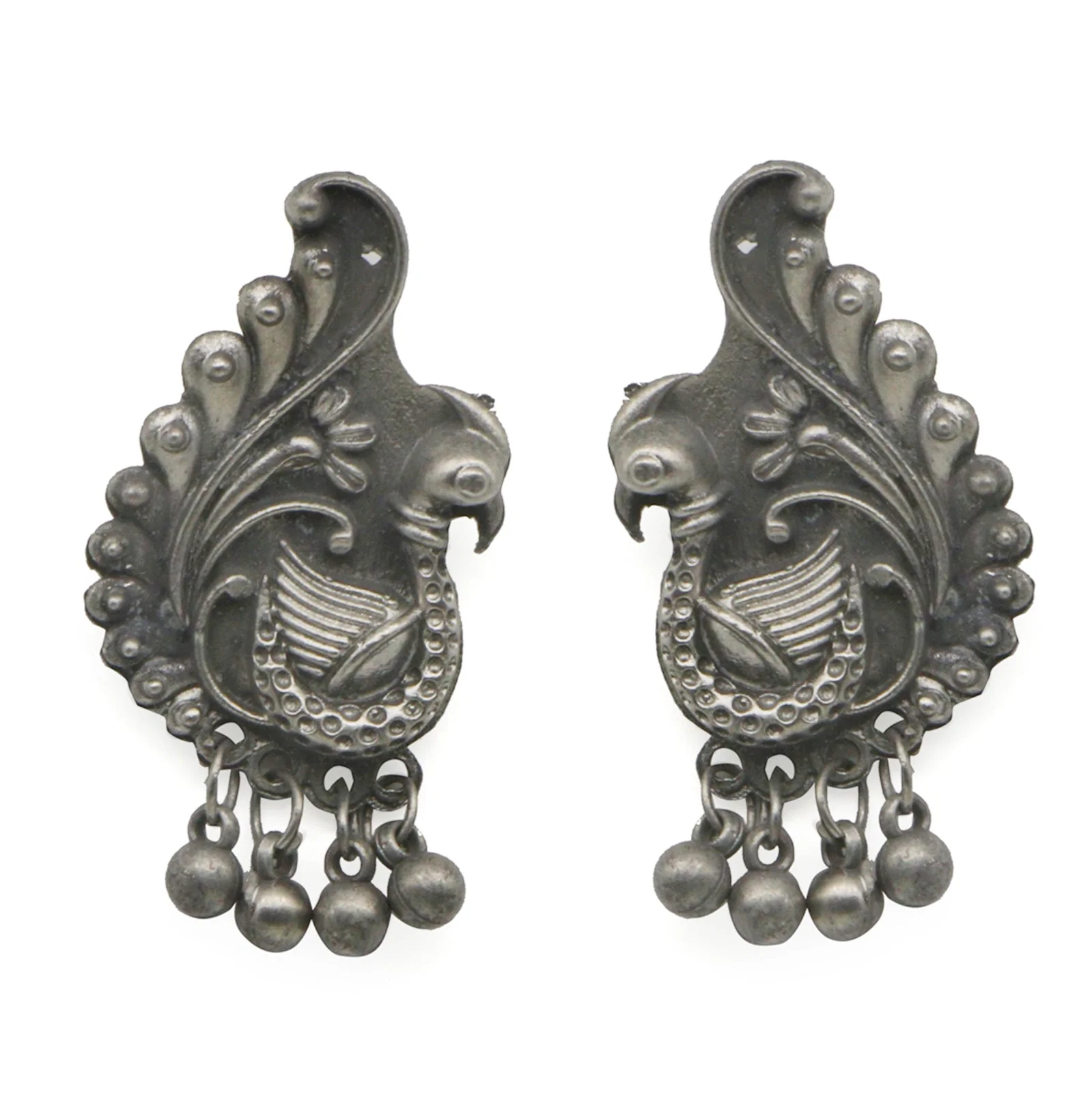 Teejh Mayurika Silver Oxidised Jewelry Gift Set - Image 5