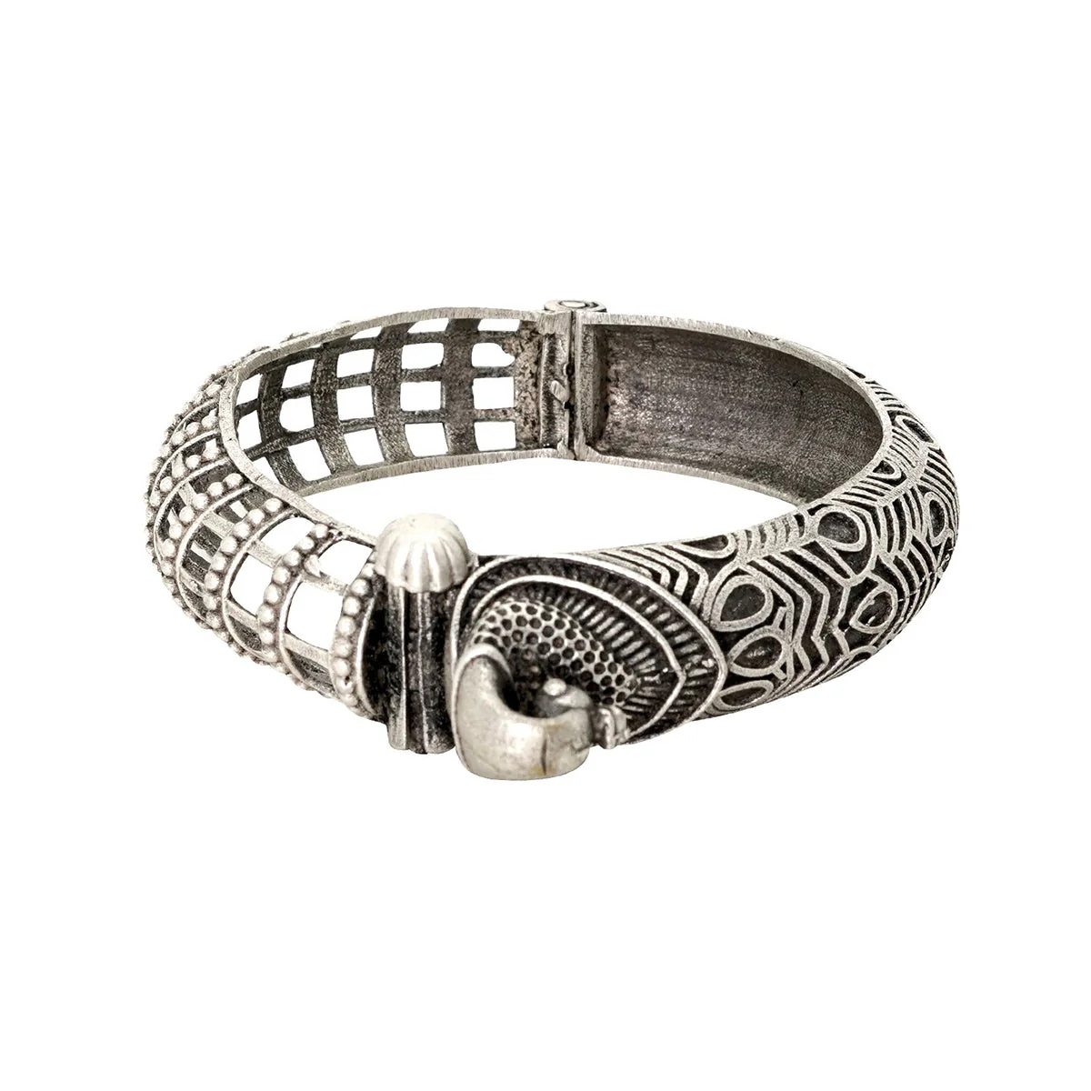 Teejh Mayurika Silver Oxidised Jewelry Gift Set - Image 7