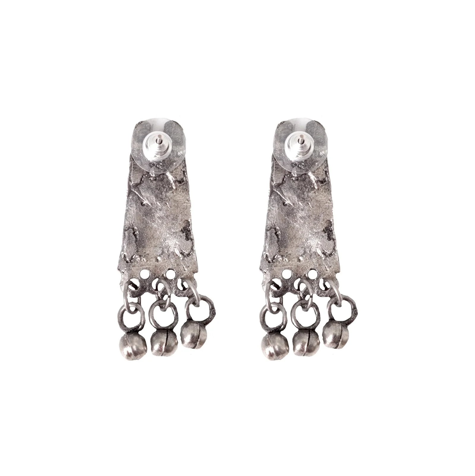 Teejh Mihira Ethnic Silver Oxidised Choker Necklace Set - Image 8