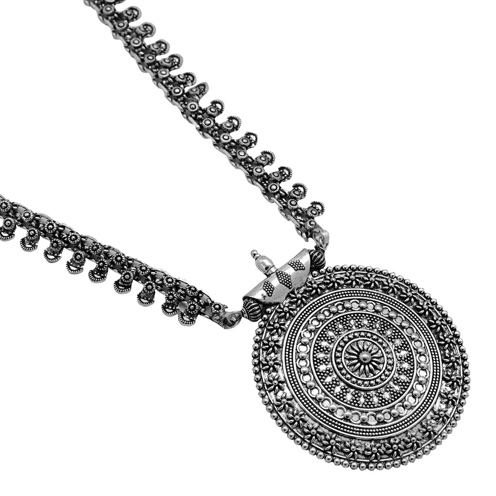 Teejh Mishita Metallic Silver oxidized Jewelry Gift Set - Image 4