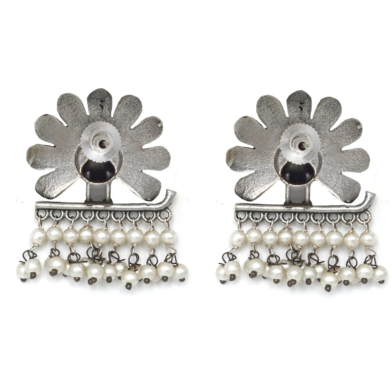 Teejh Morni Silver Oxidised Earrings - Image 5