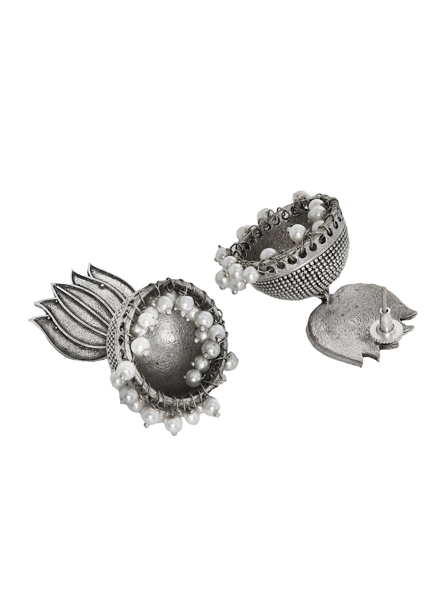 Teejh Nandana Silver Oxidised Jewelry Gift Set - Image 3