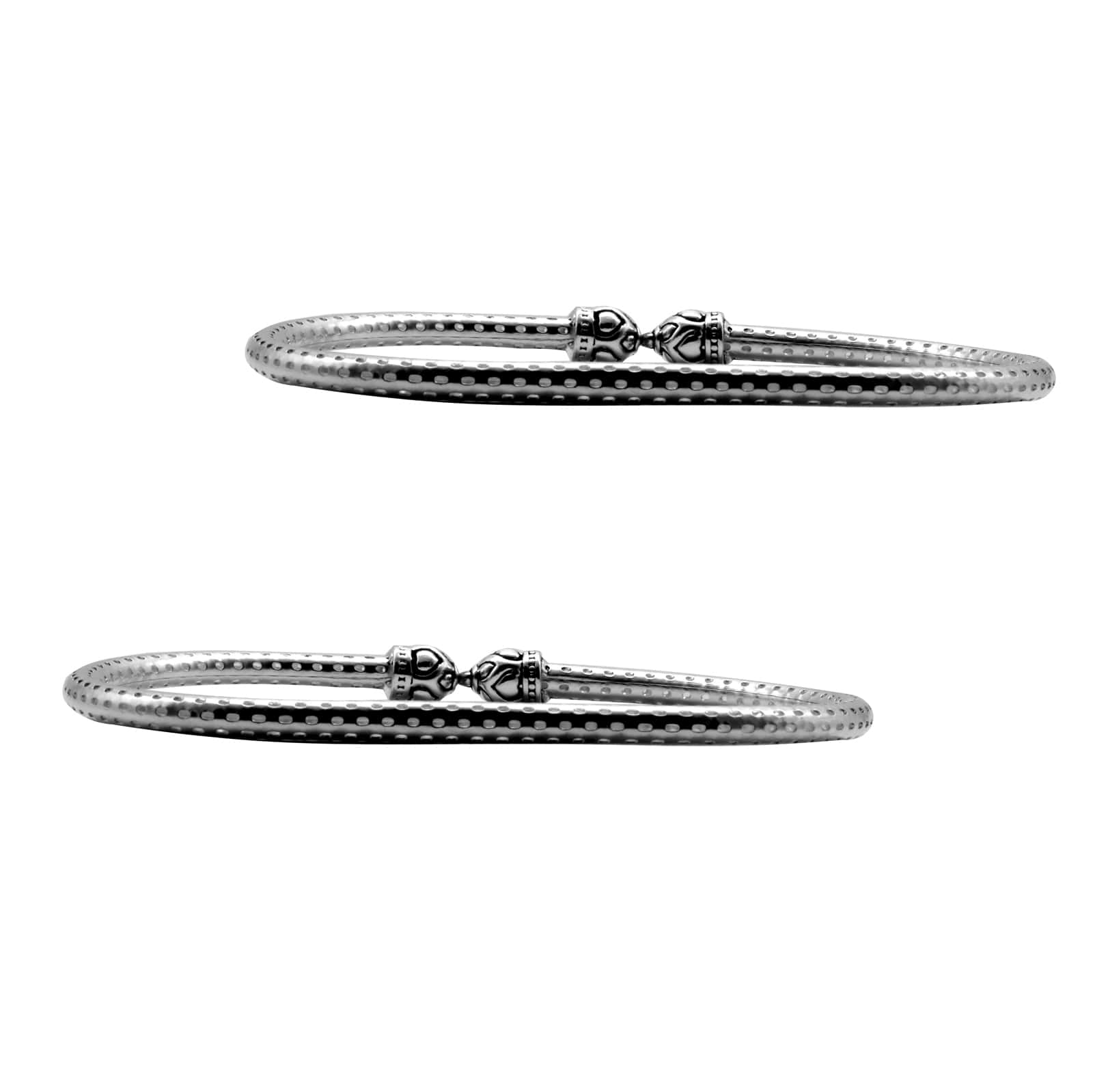Nimisha White Metallic Silver Oxidized Jewelry Gift Set - Image 4