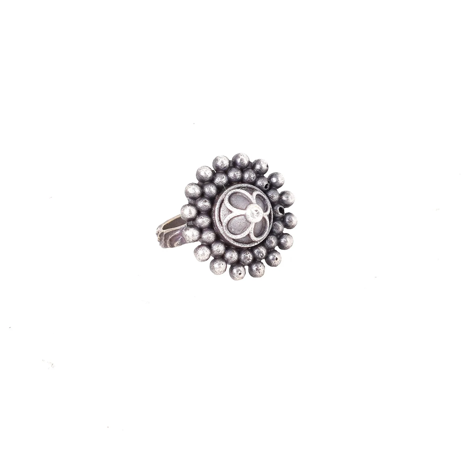Teejh Nira Antique Silver Polish Teejh Ring - Image 5