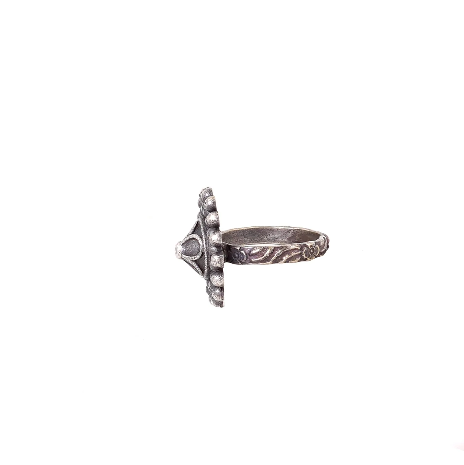 Teejh Nira Antique Silver Polish Teejh Ring - Image 6