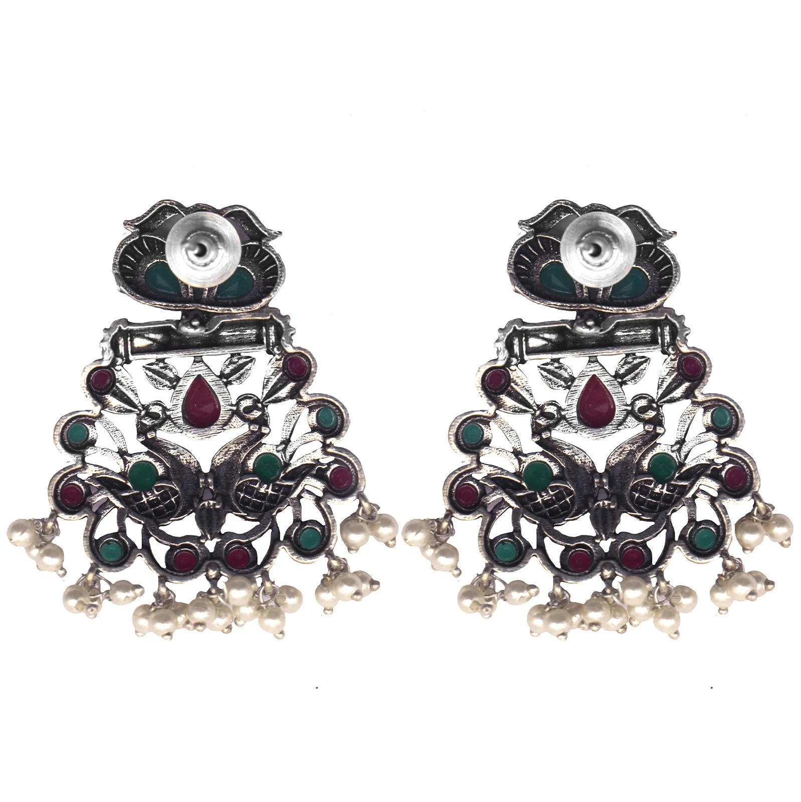 Teejh Nishka Multi Colored Necklace Set - Image 10