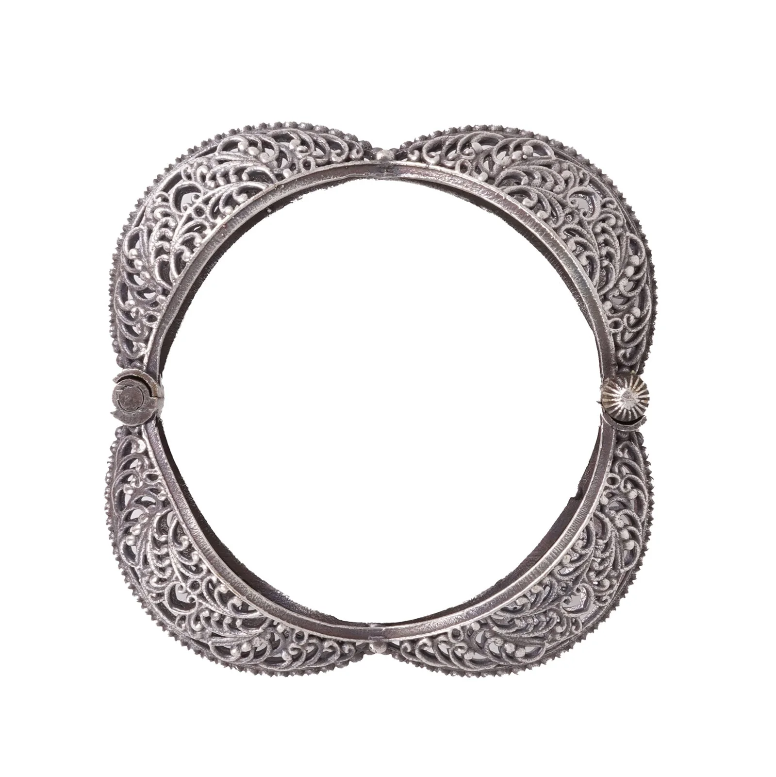 Teejh Nishra Silver Oxidised Jewelry Gift Set - Image 4