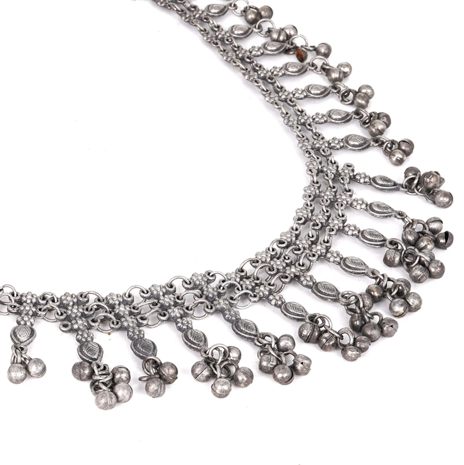 Teejh Nivriti Antique Silver Polish Long Necklace - Image 5