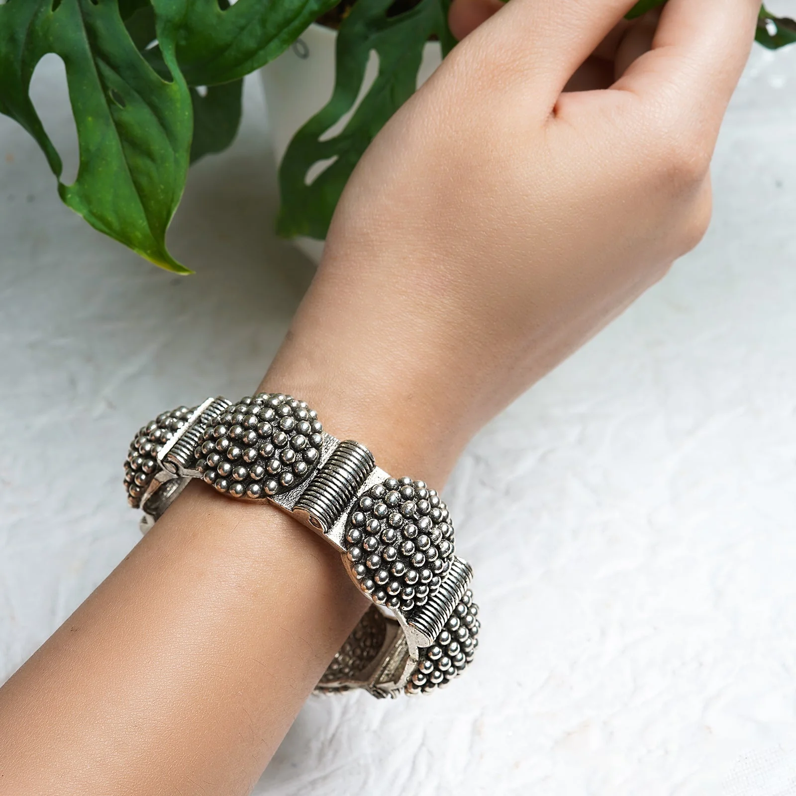 Teejh Nurat Sliver Oxidised Bracelet - Image 2