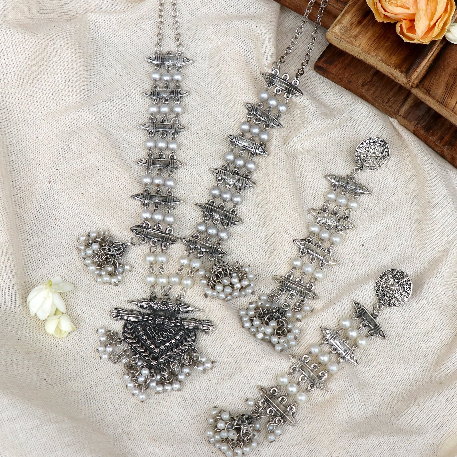 Teejh Nyra Long Necklace Set - Image 3