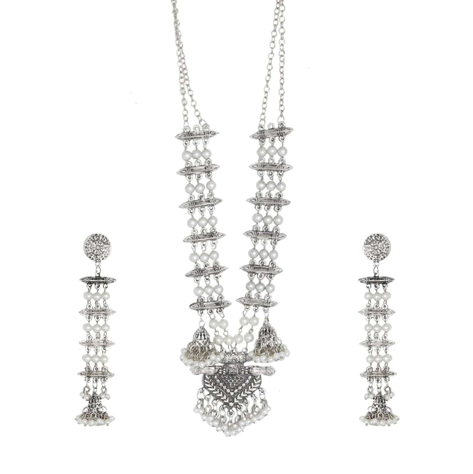 Teejh Nyra Long Necklace Set - Image 5