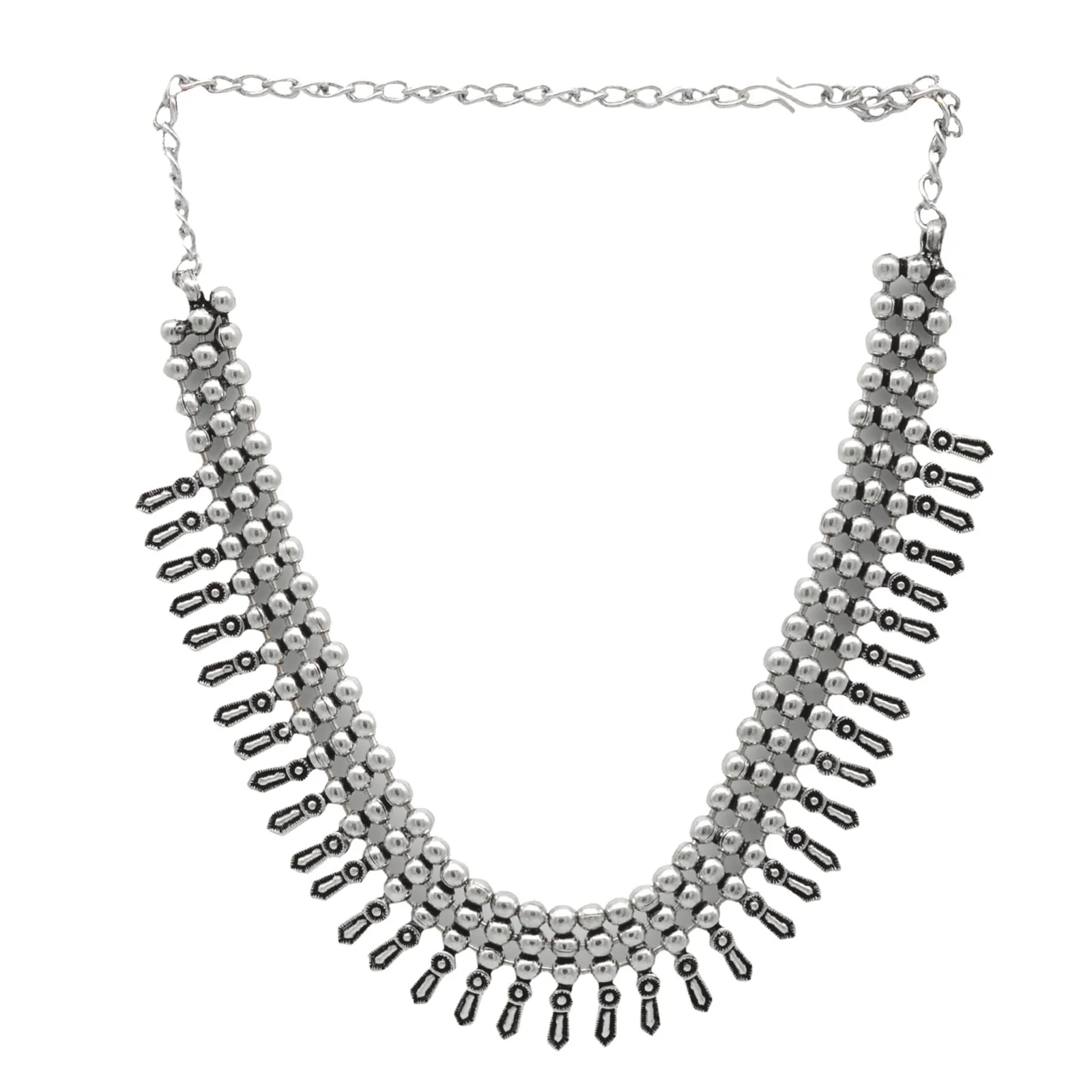 Teejh Nysa Metallic Silver oxidized Jewelry Gift Set - Image 3