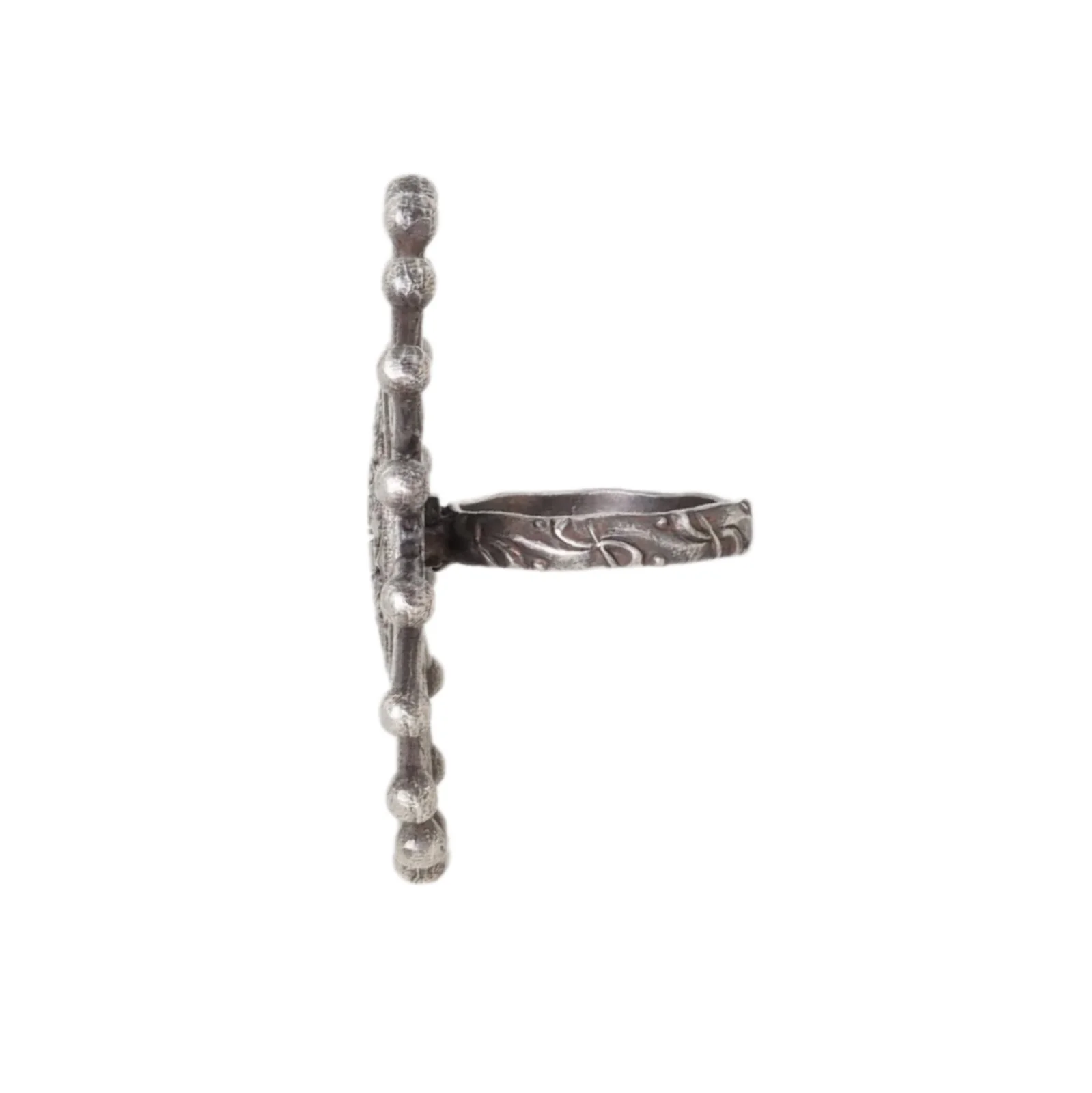 Teejh Omisha Silver Oxidised Ring - Image 6