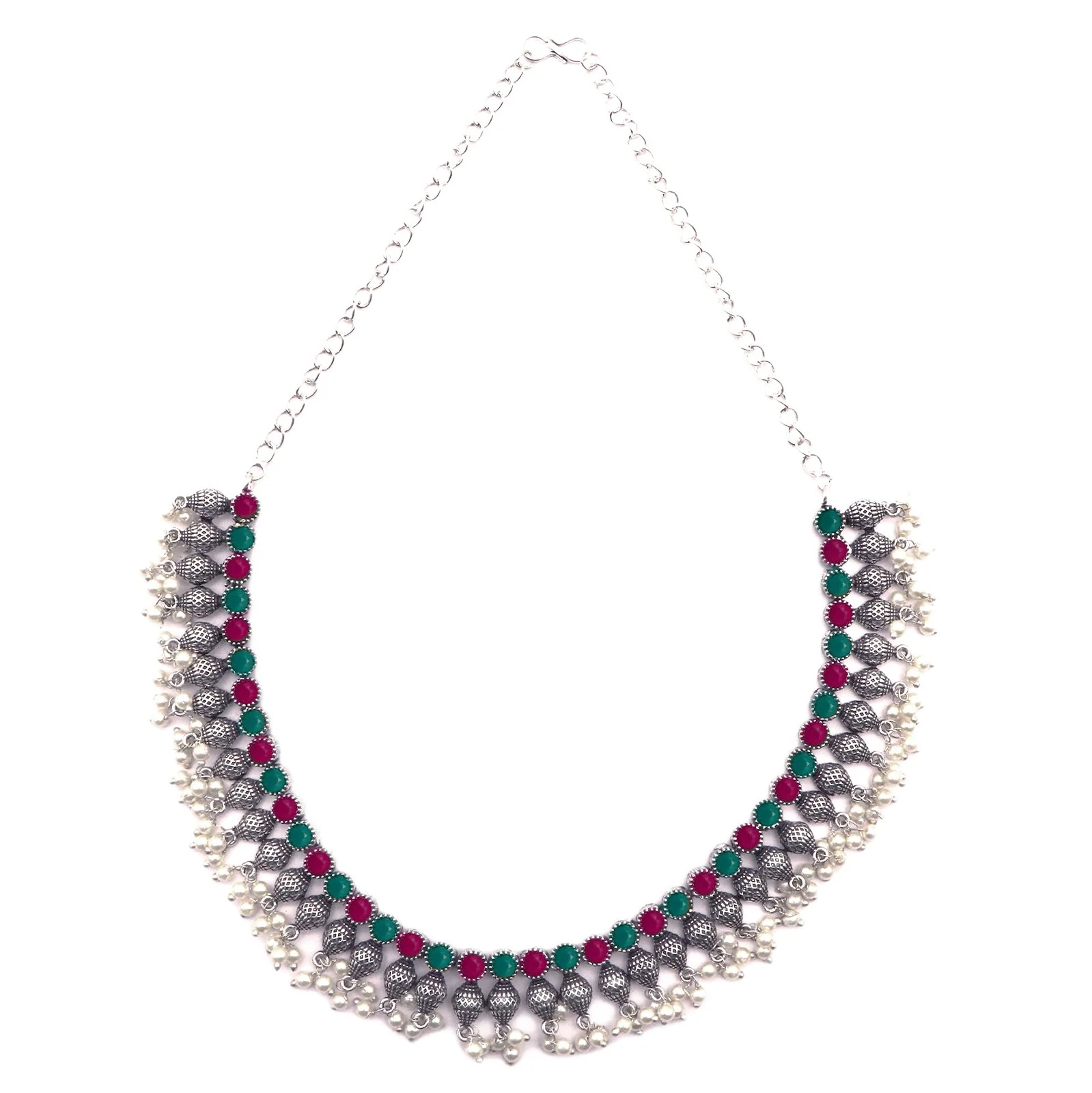 Teejh Oni Multi colored choker Necklace Set - Image 4
